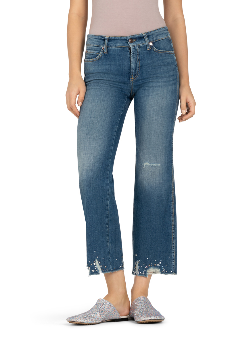 Dames jeans blauw