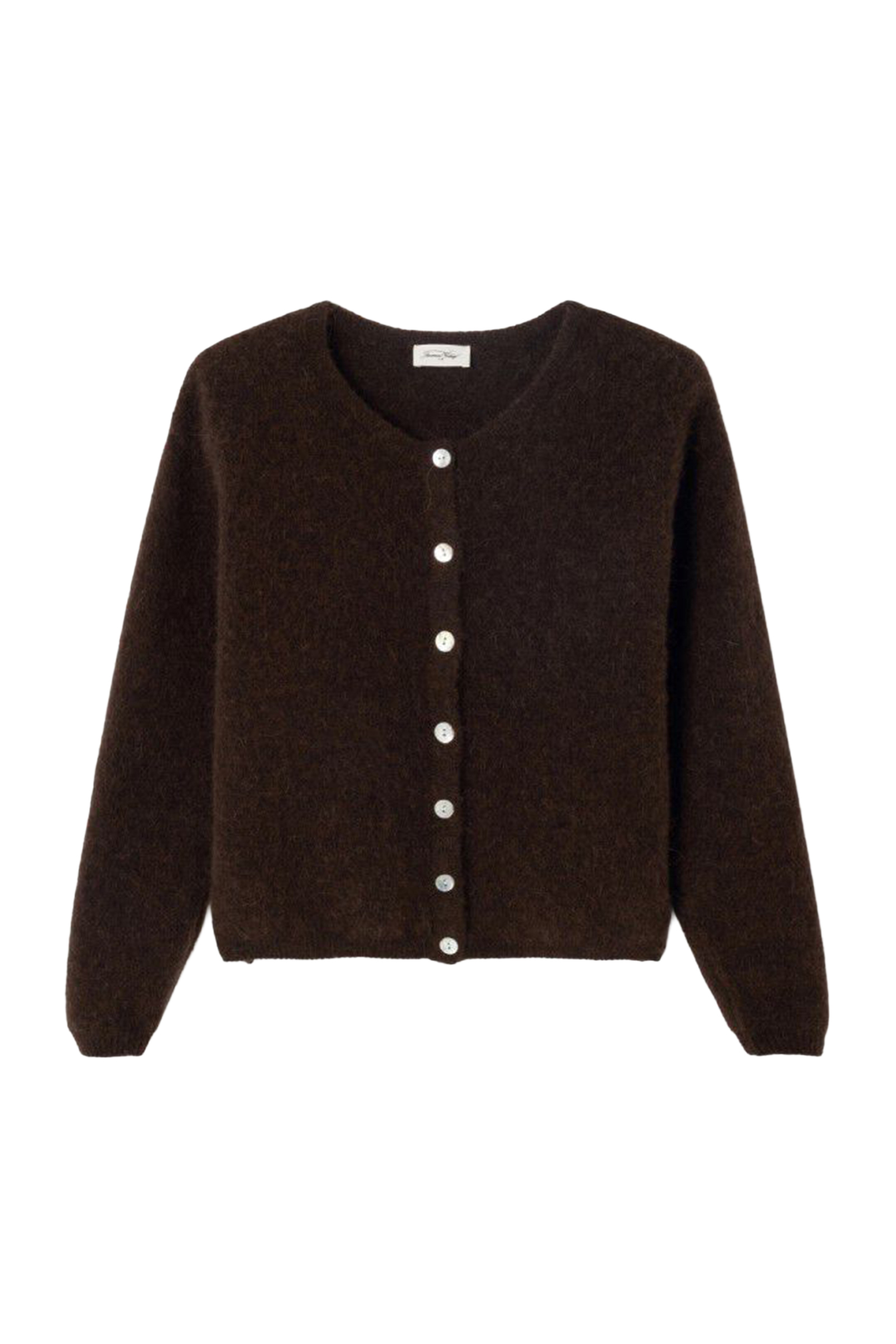 Dames vest bruin