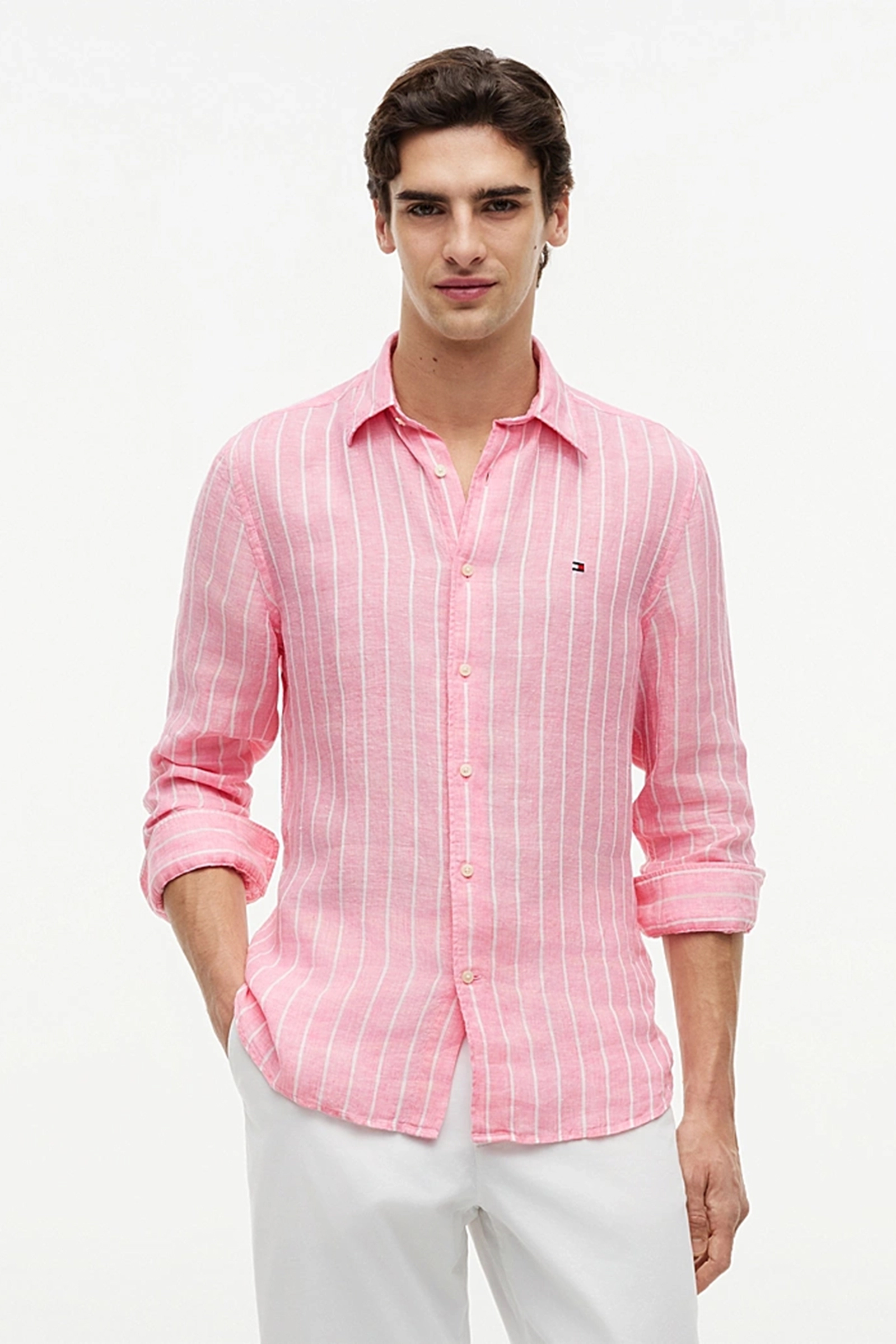 Heren overhemd lm casual rose