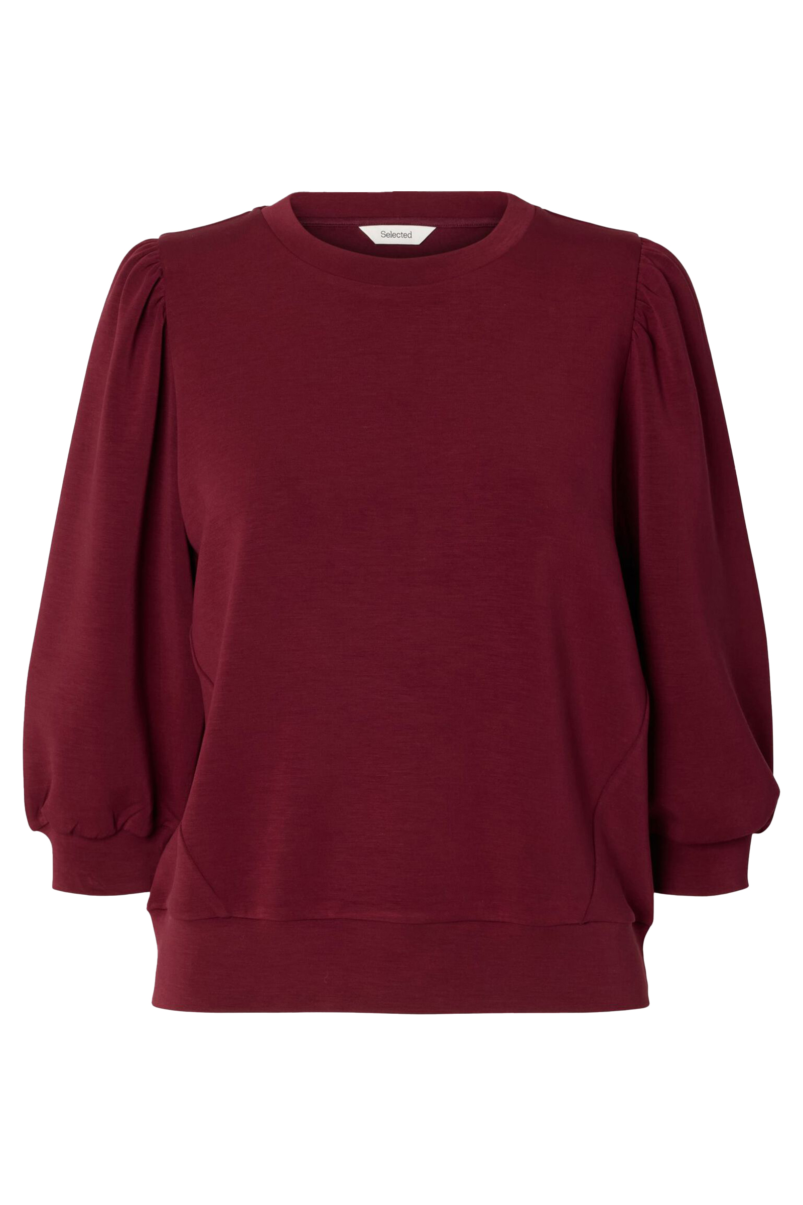 Dames blouse lange mouw rood