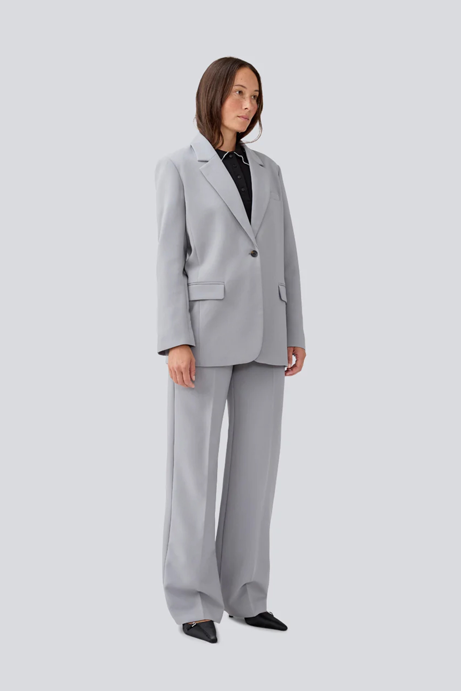 Dames broek grijs