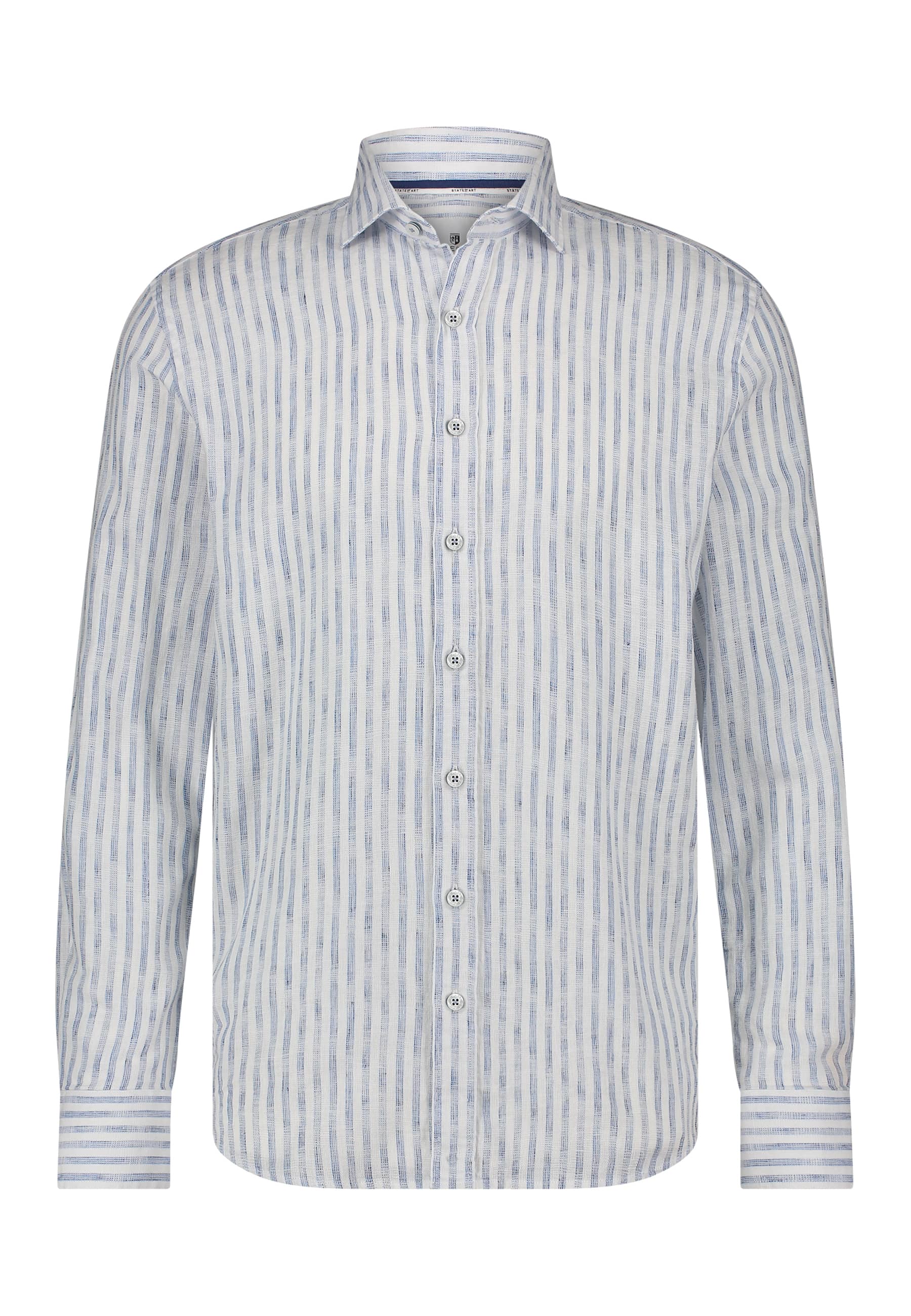 Heren overhemd lm casual ecru