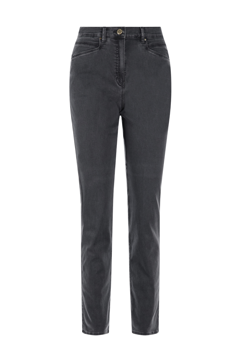 Dames jeans grijs