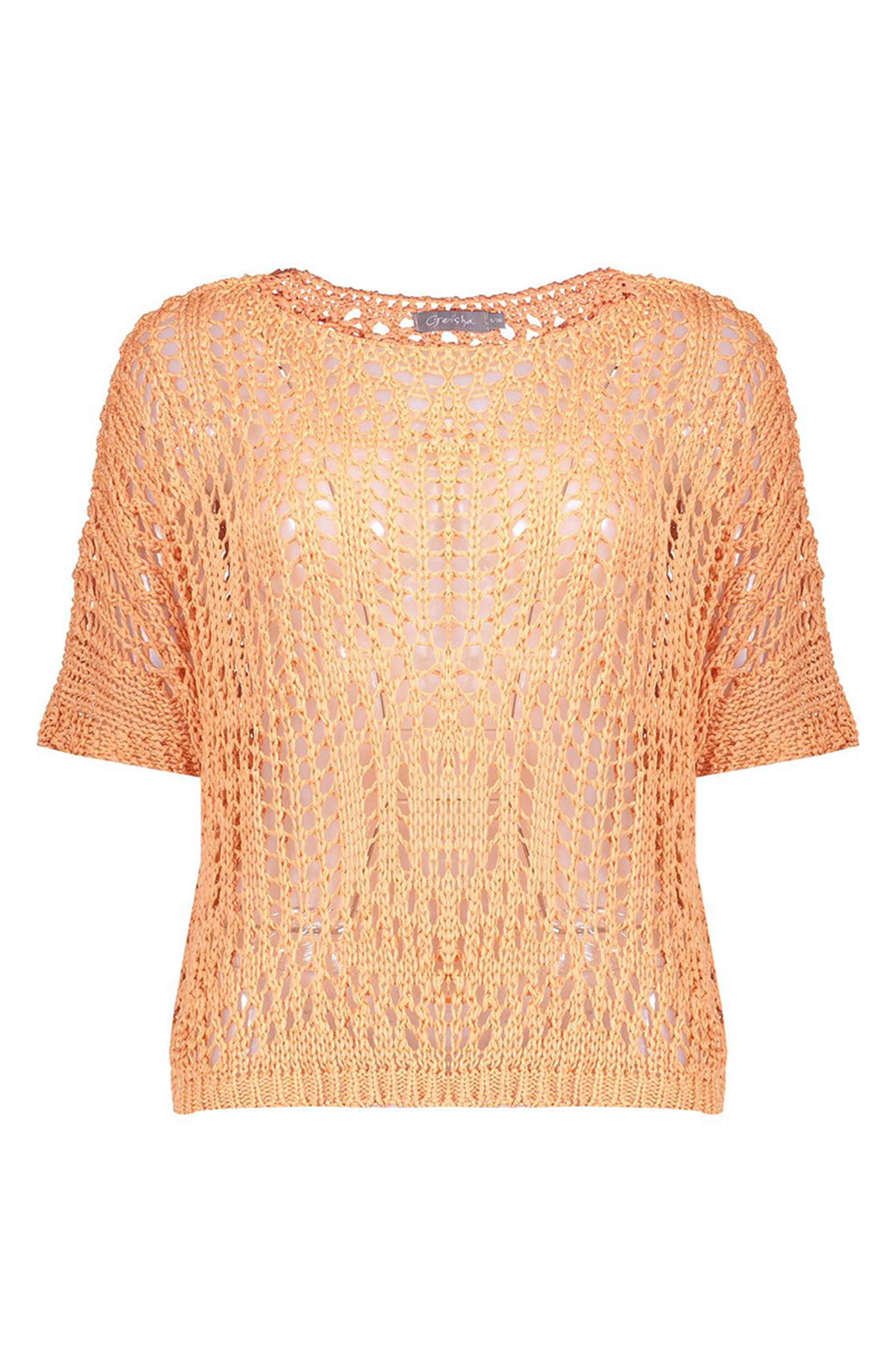 Geisha Pullover crochet Groen-1 1
