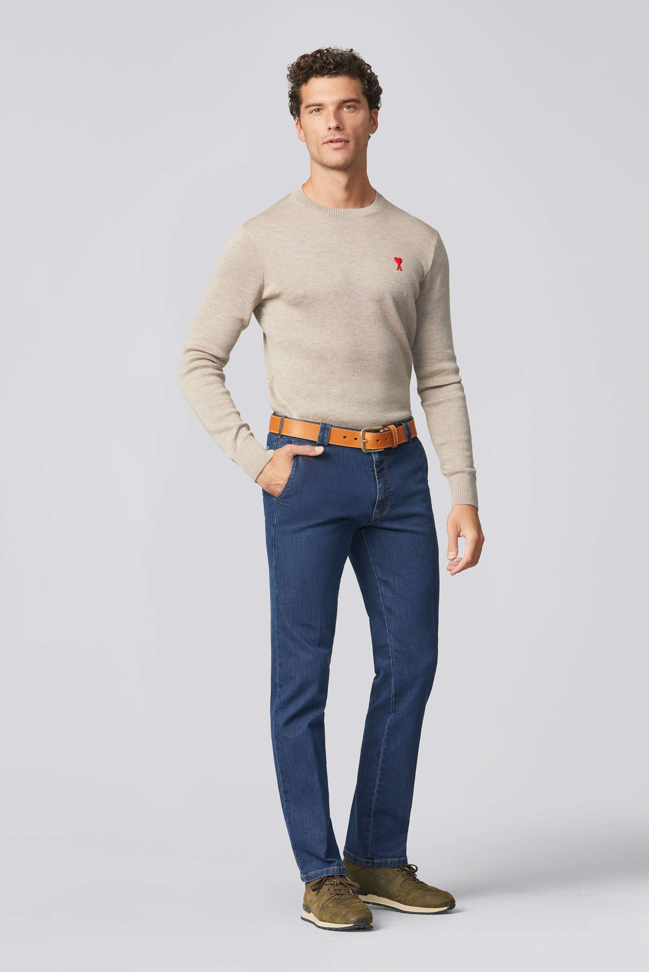Heren jeans blauw