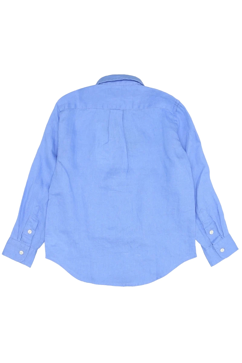 Polo Ralph Lauren Jongens overhemd lange mouw Blauw-1 2