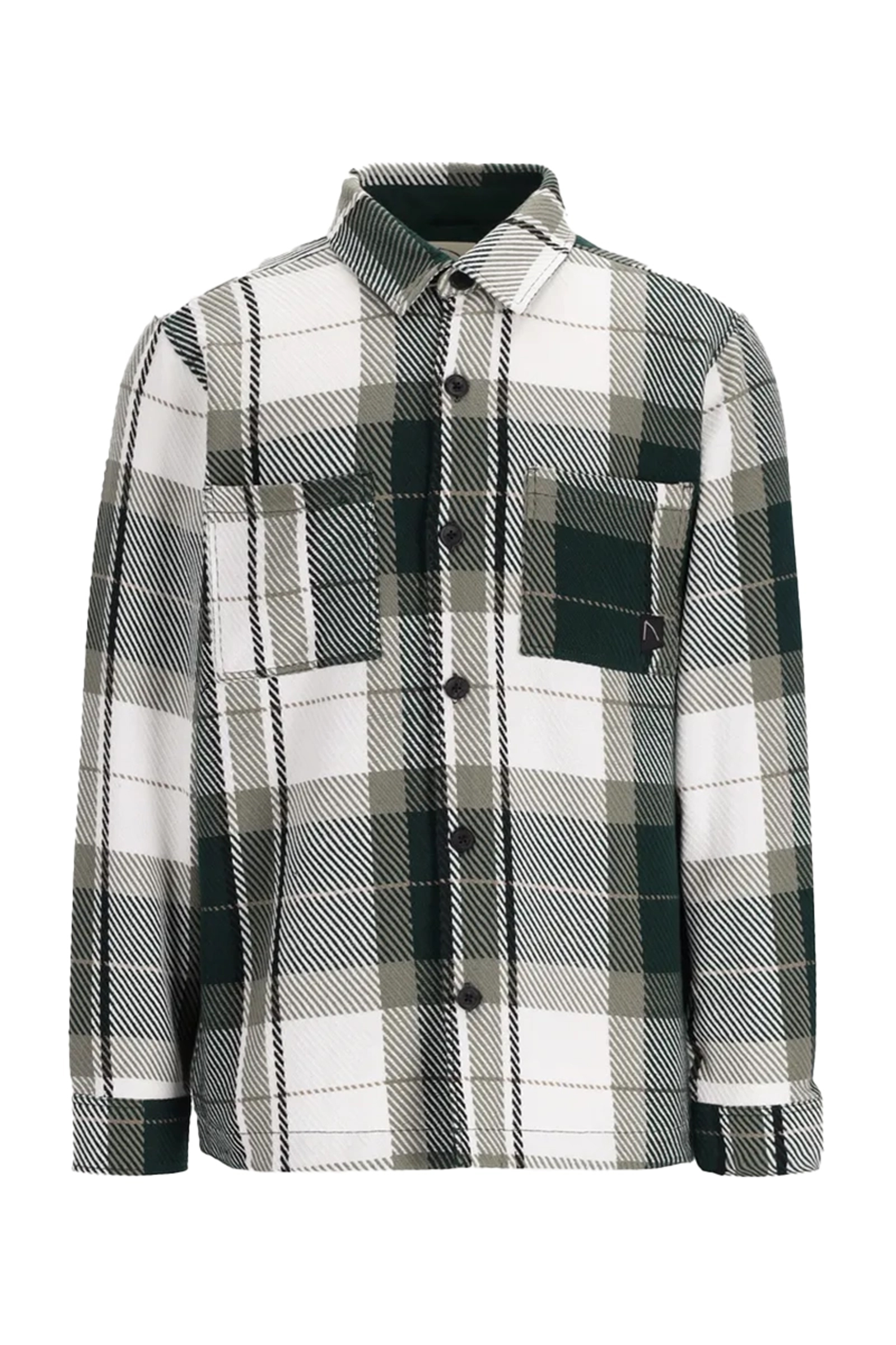 Heren overhemd lm casual groen