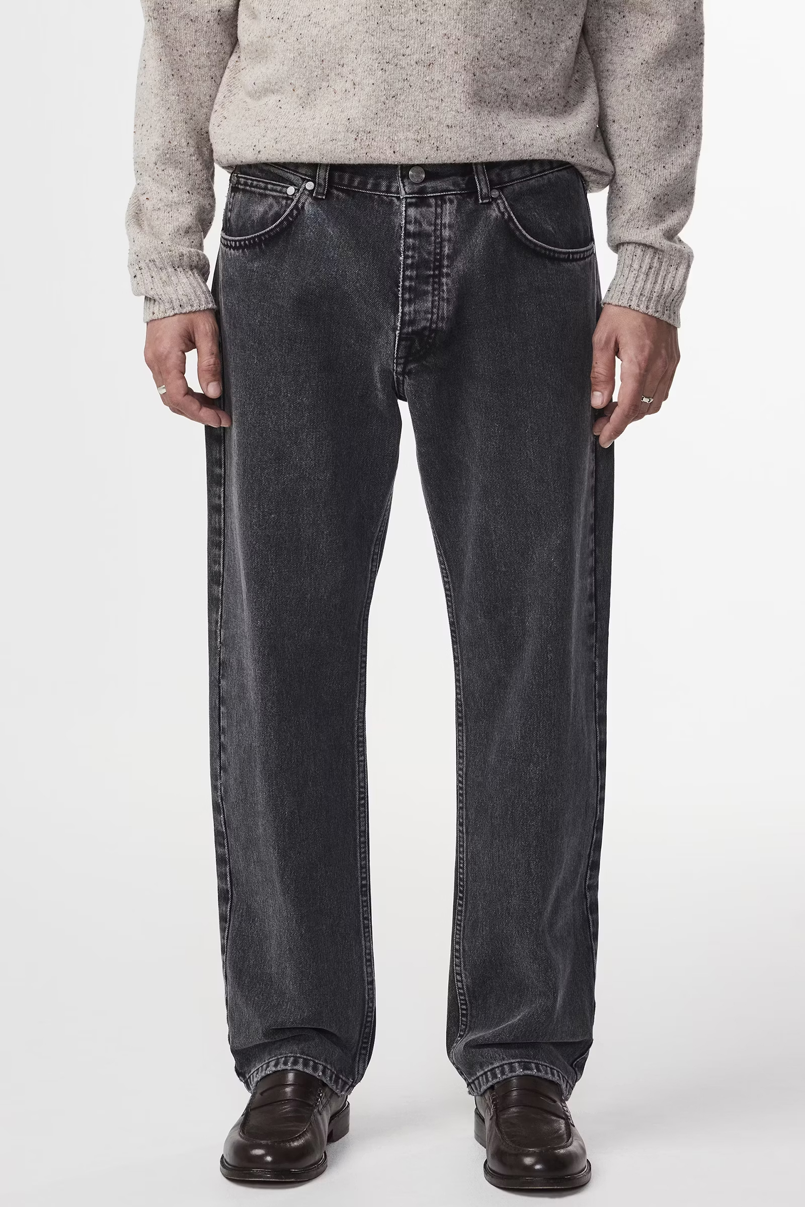 Heren broek grijs
