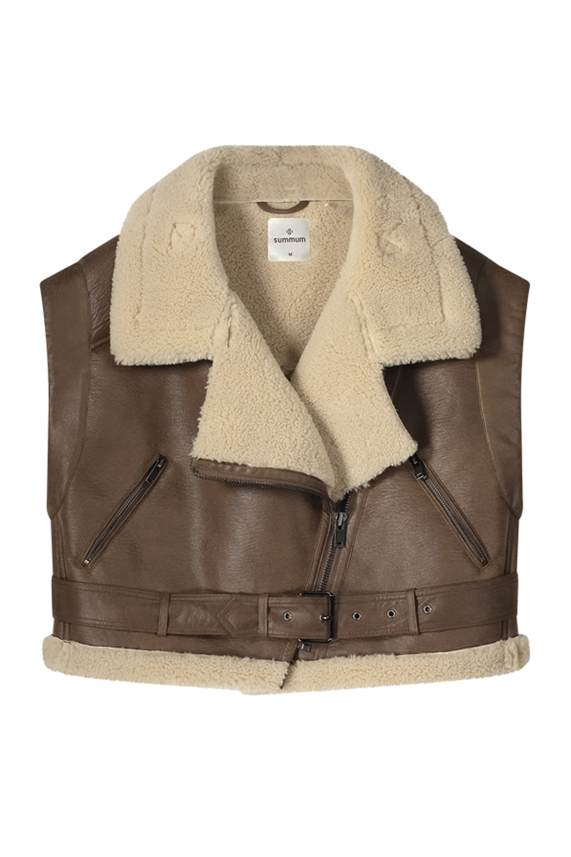 Dames gilet groen