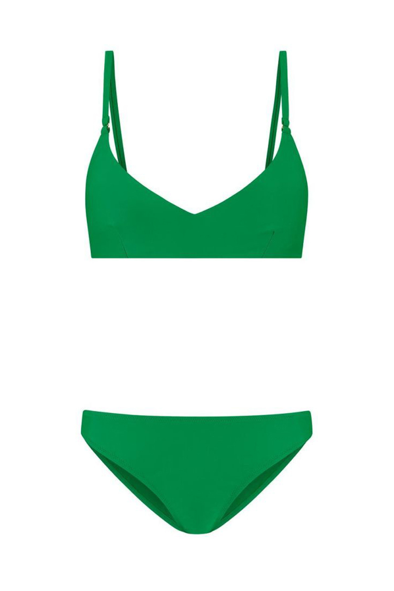 Bad/beach dames bikini groen