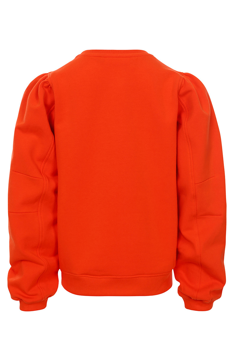 Meisjes sweater oranje
