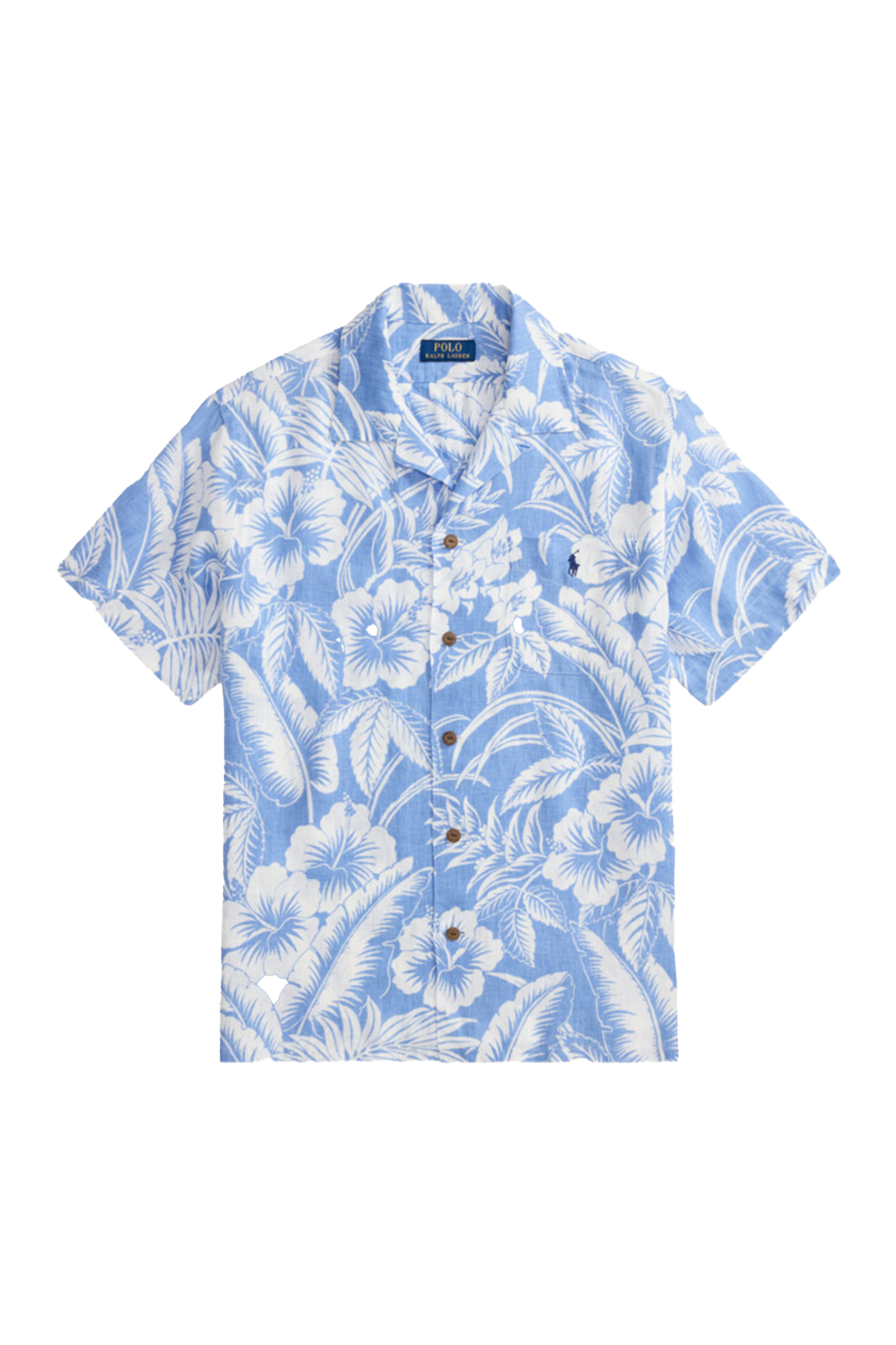 Heren overhemd km casual blauw