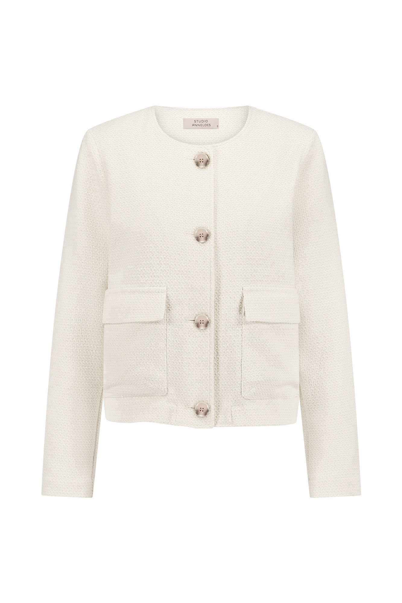Dames vest ecru