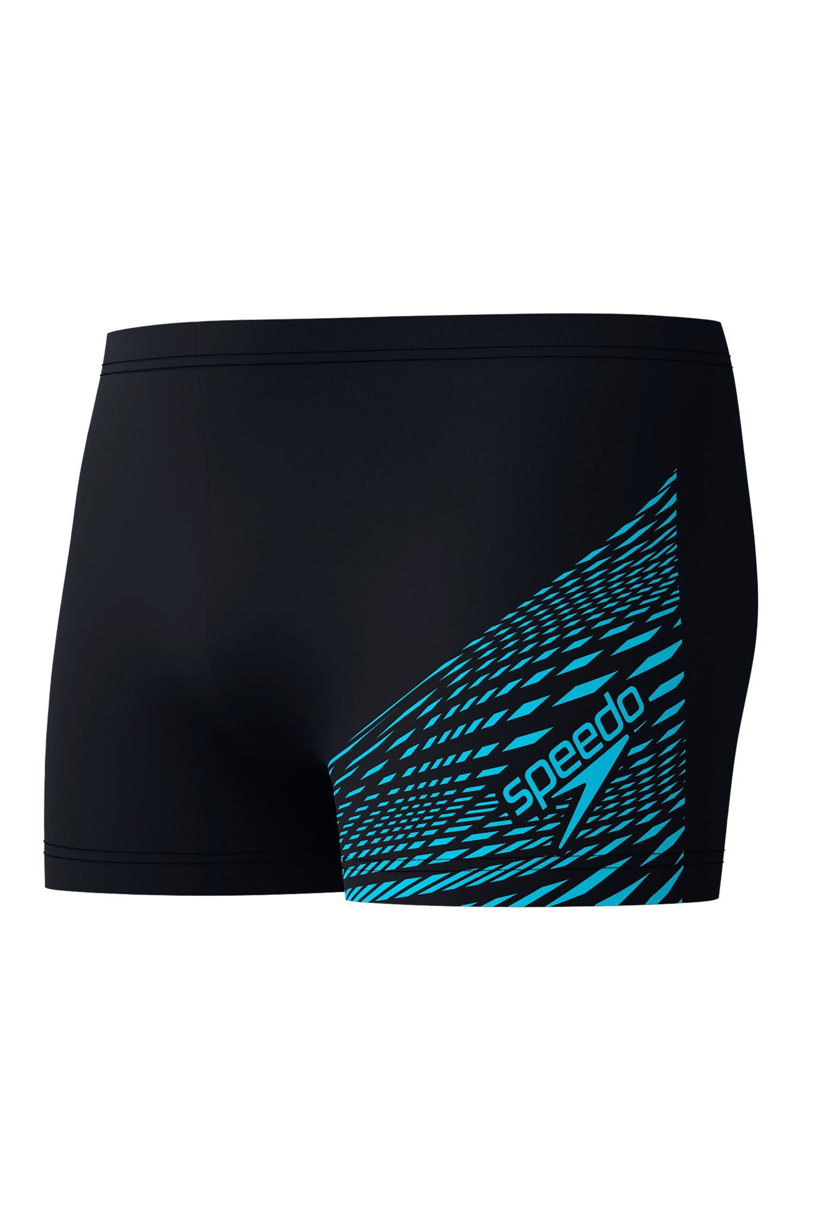 Bad/beach heren zwemslip mid zwart