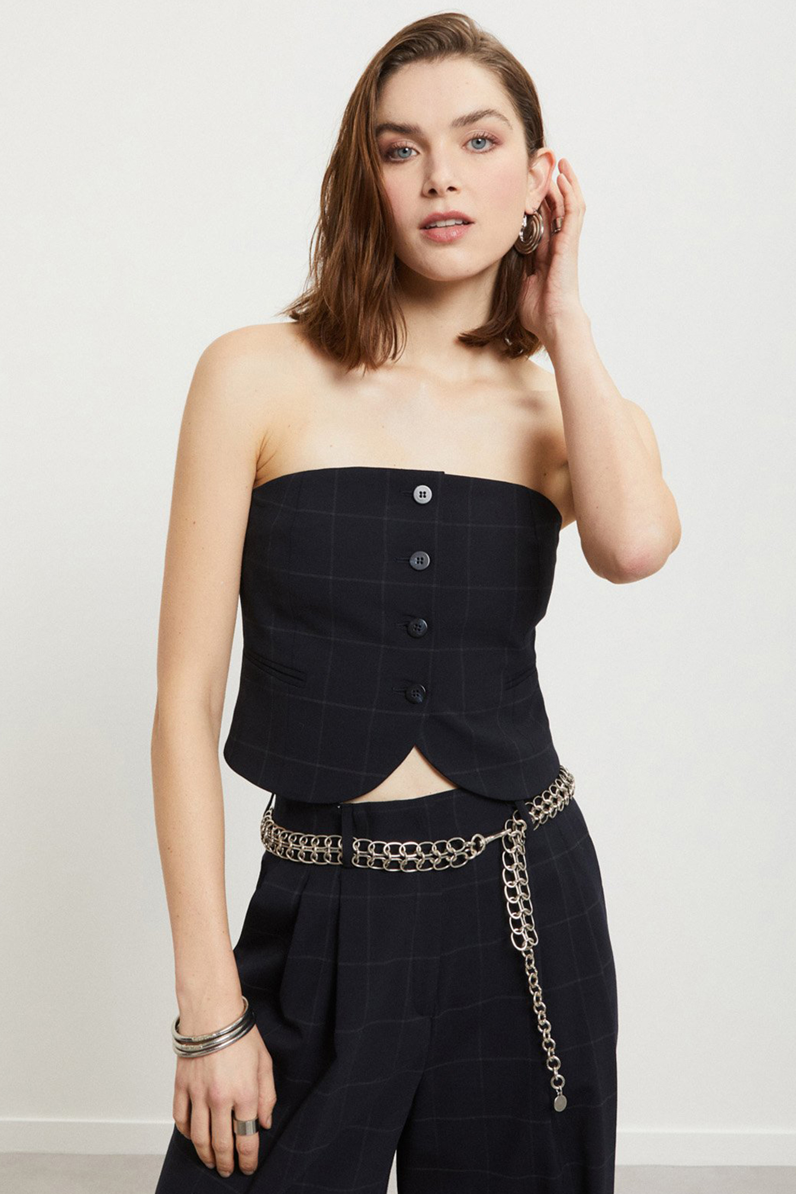 Dames top blauw