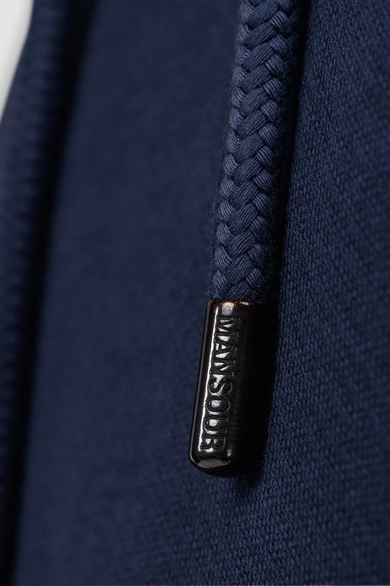 Mansour LOGO HOODIE Blauw-1 2