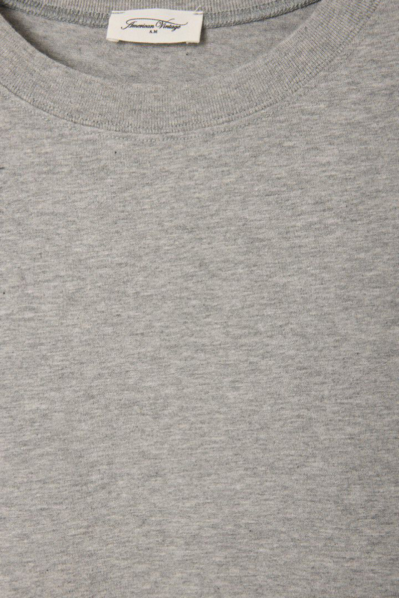 Dames t-shirt korte mouw grijs