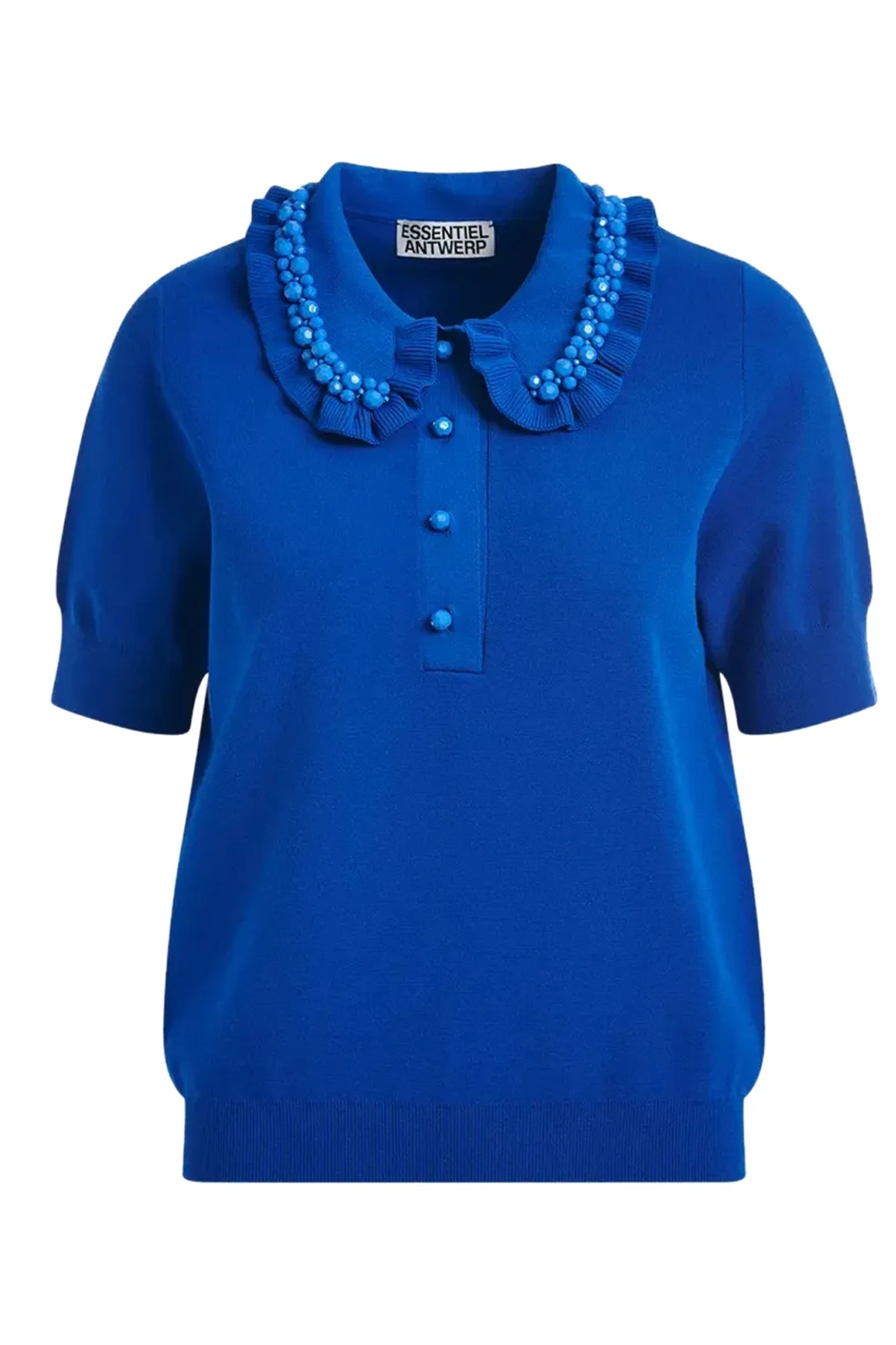 Dames polo blauw