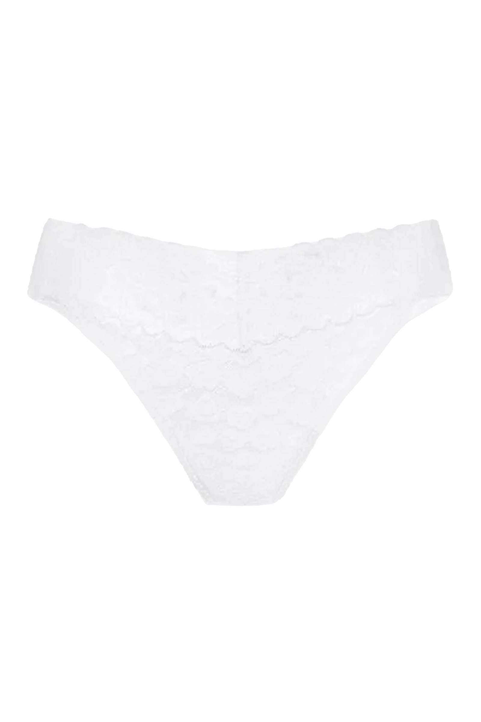 Lingerie dames string wit