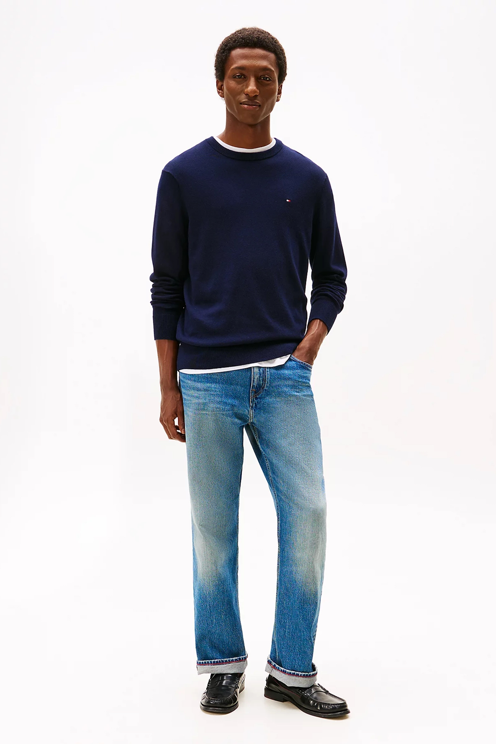 Heren trui blauw