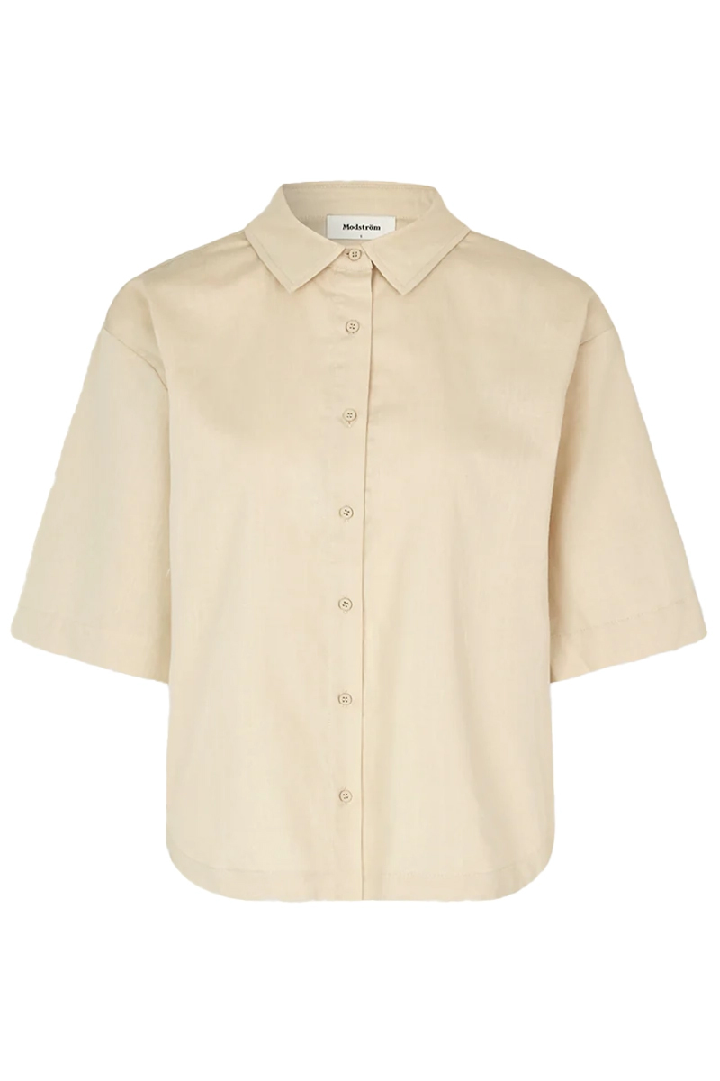 Modström Cydney shirt bruin/beige-1 1
