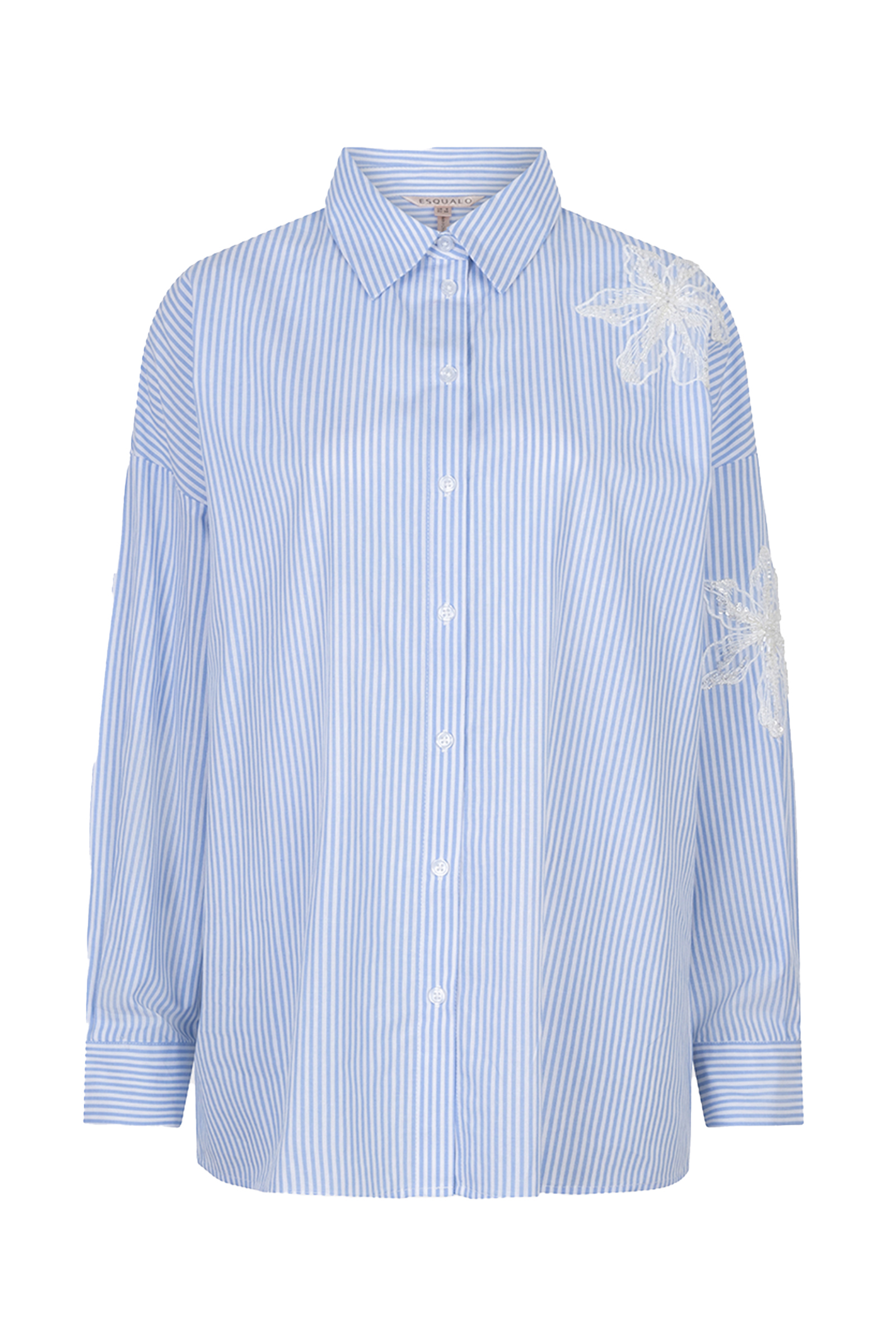 Dames blouse lange mouw wit