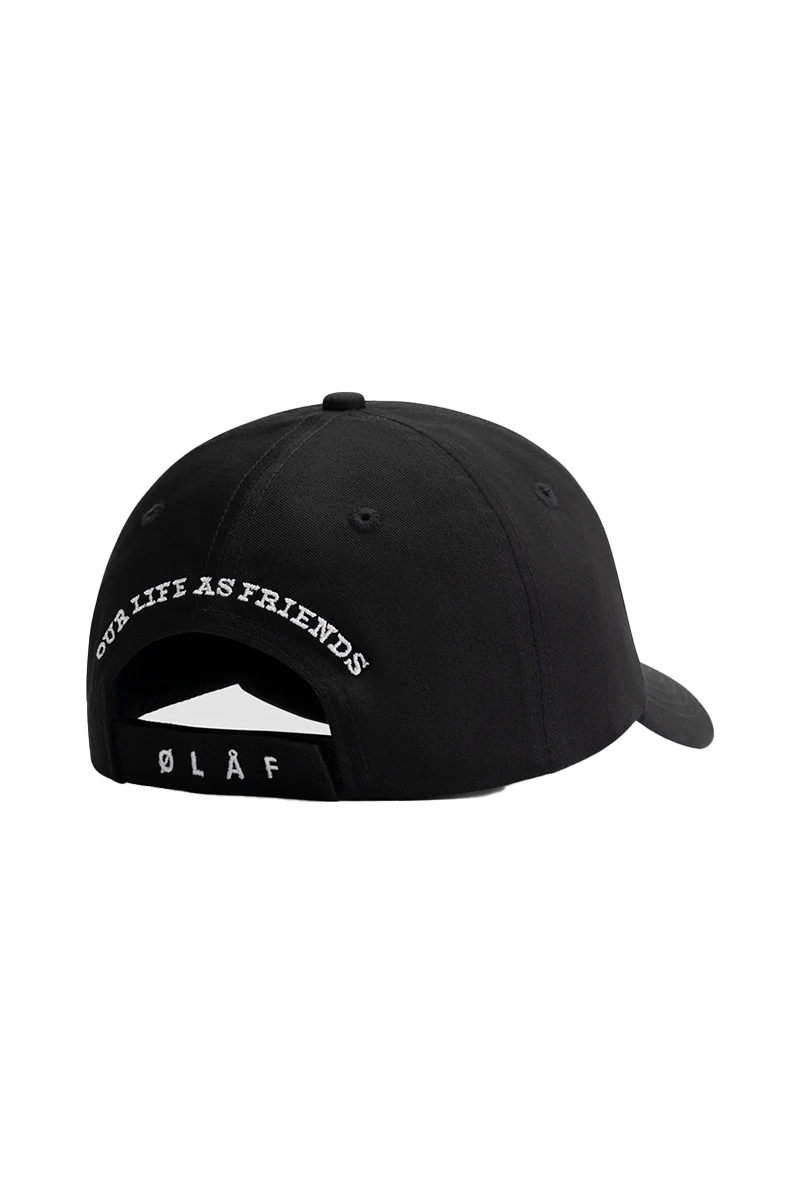 Olaf Hussein OLAF BLOCK CAP Zwart-1 2