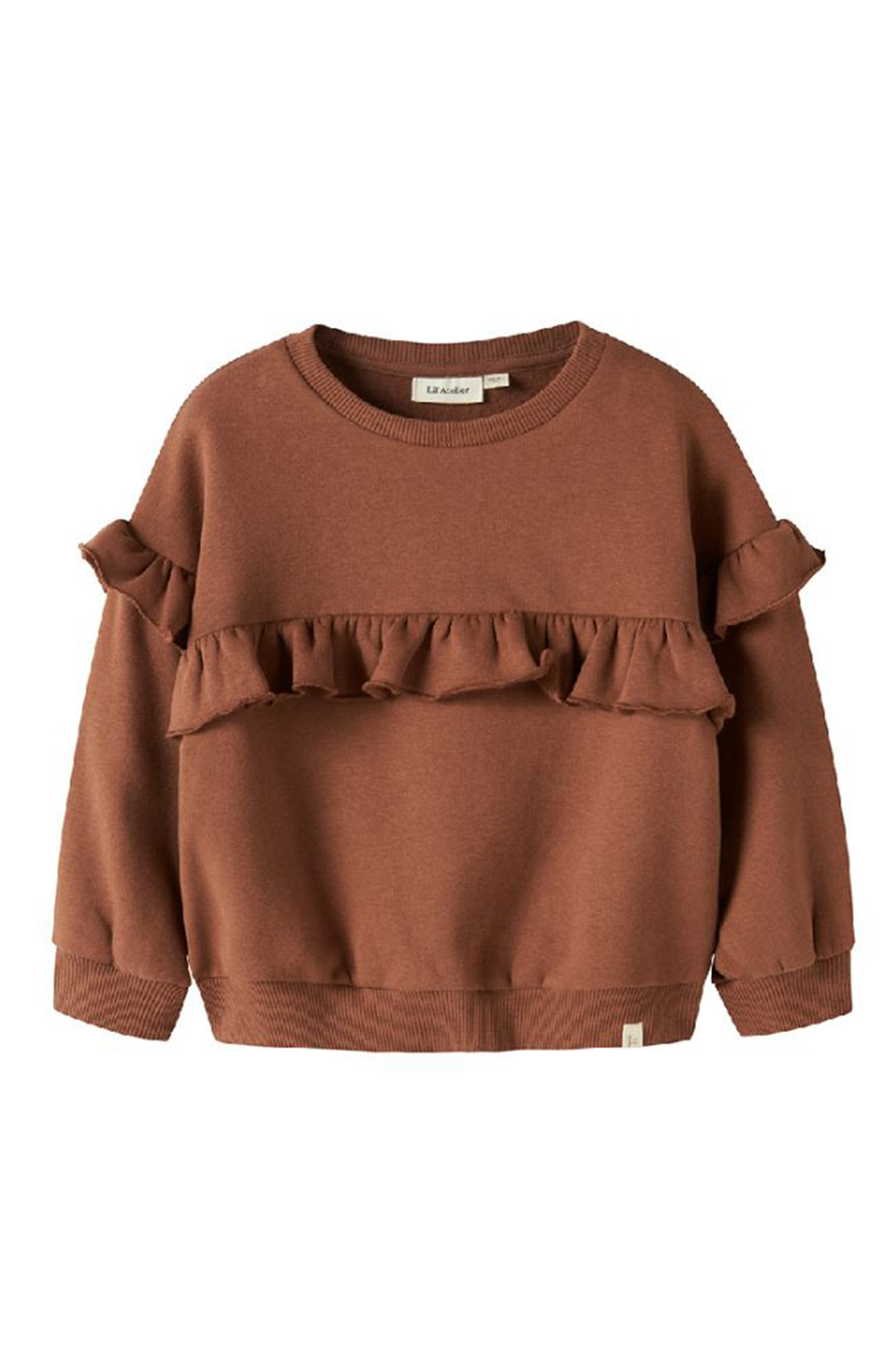 Meisjes sweater bruin