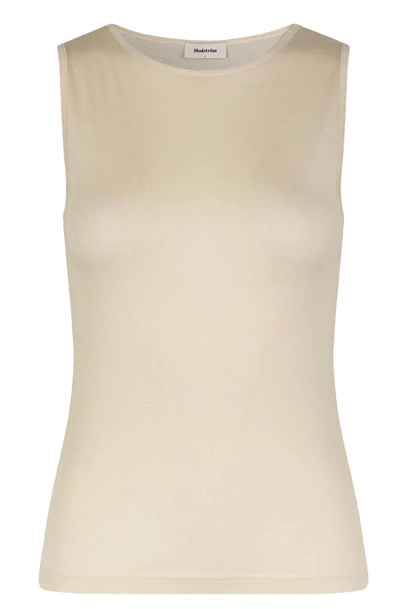 Dames top bruin