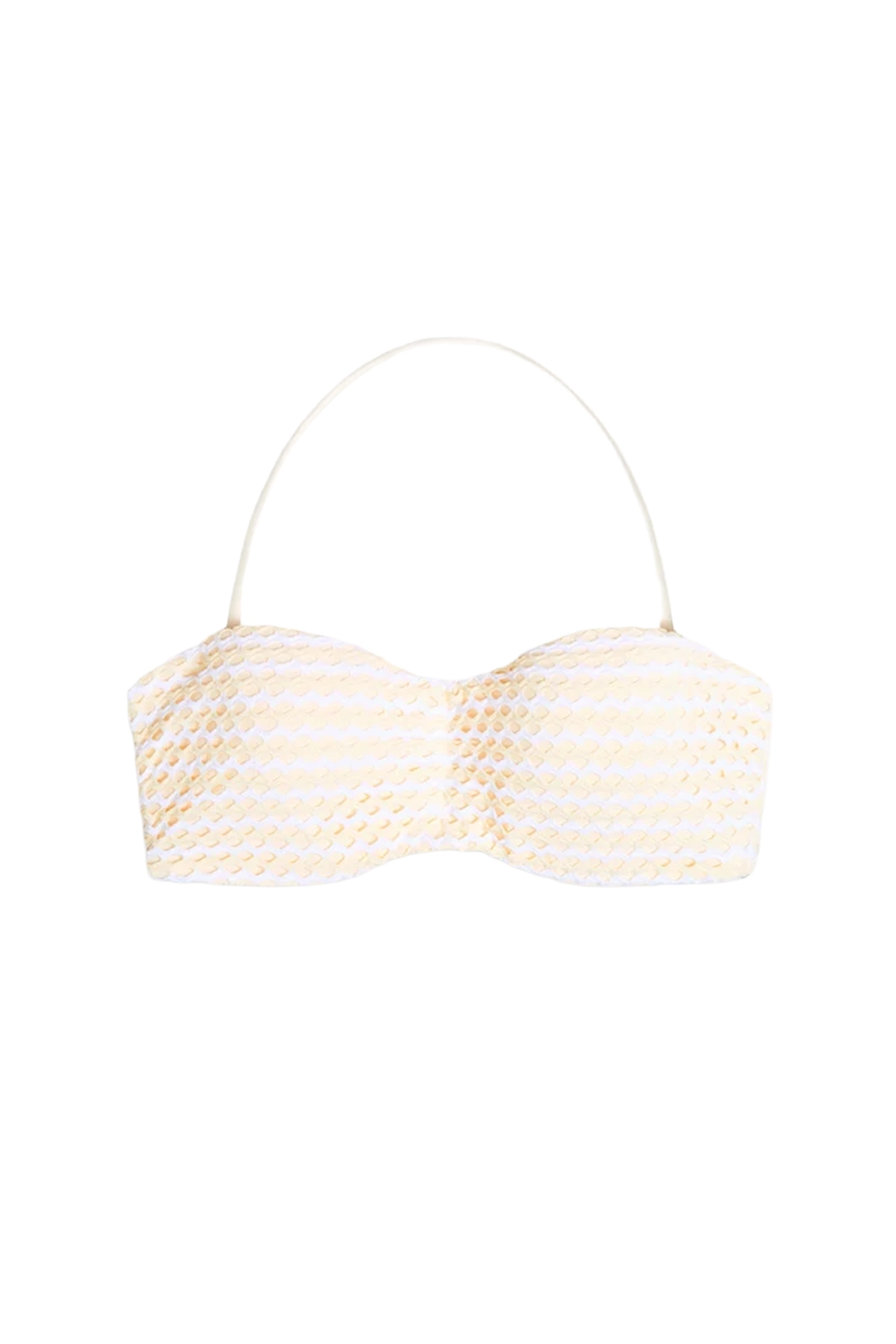 Bad/beach dames bikini top ecru