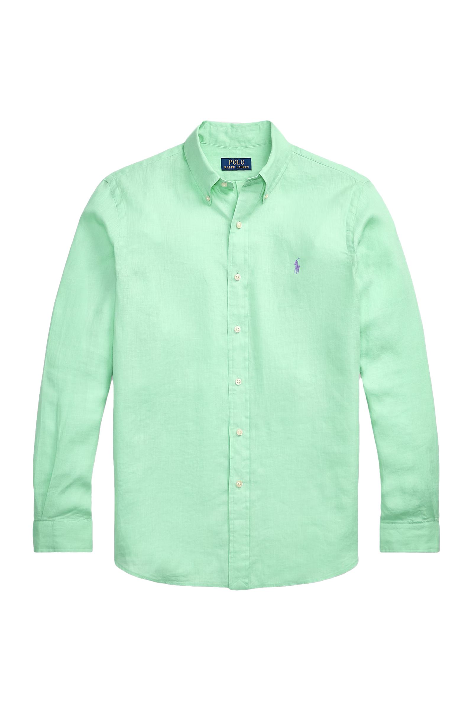 Heren overhemd lm casual groen