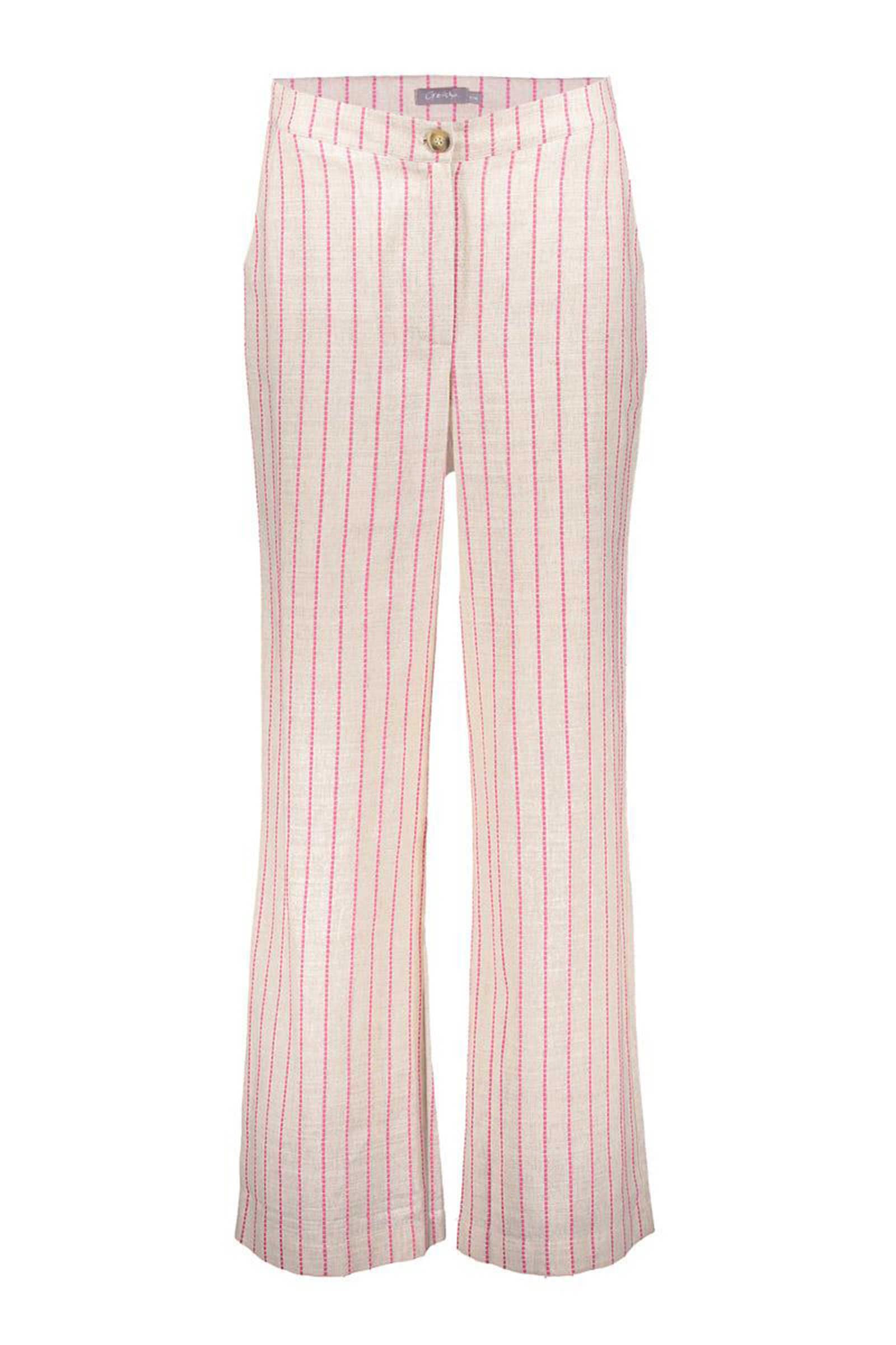Dames broek ecru