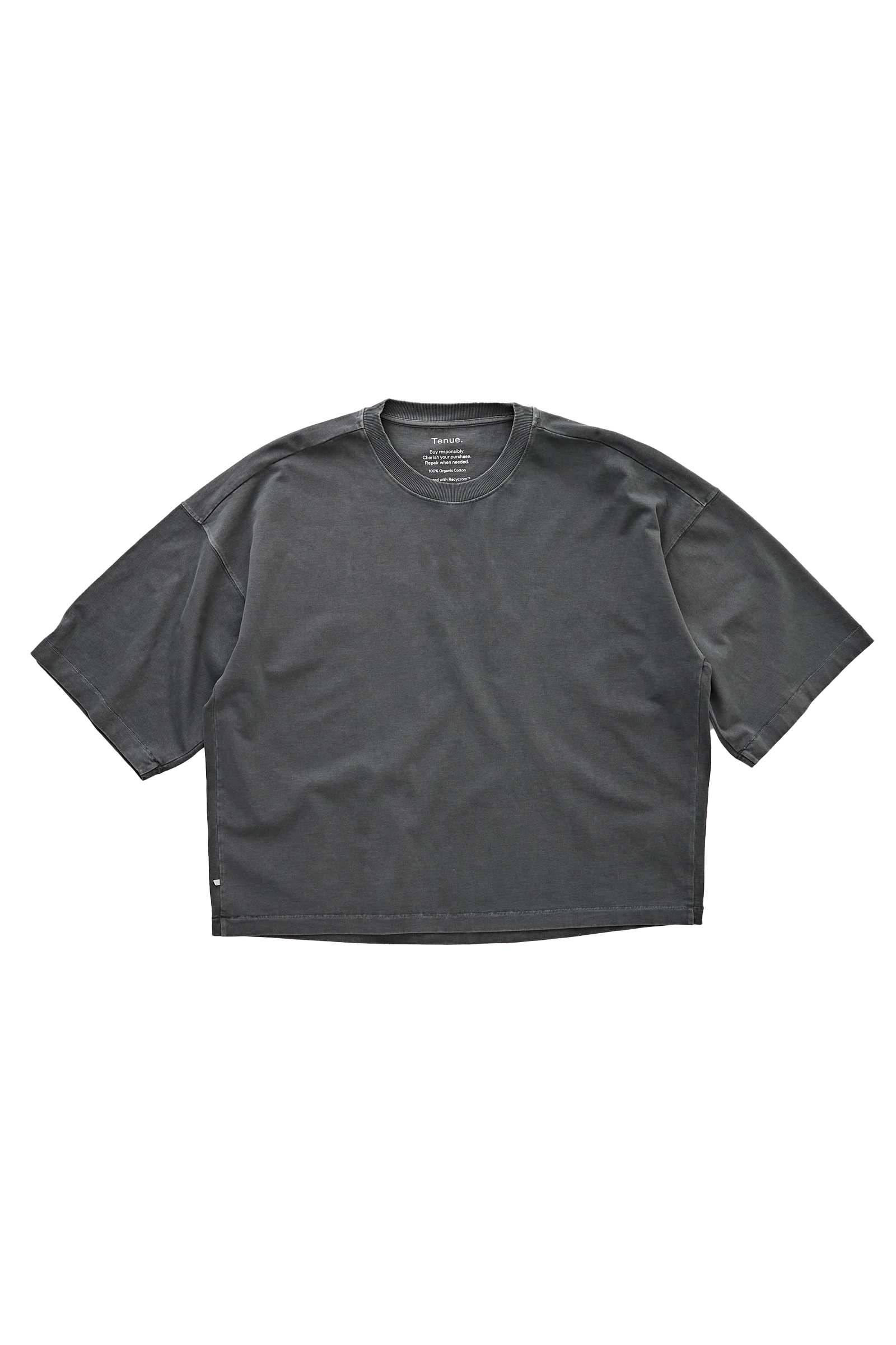 Heren t-shirt kortemouw grijs