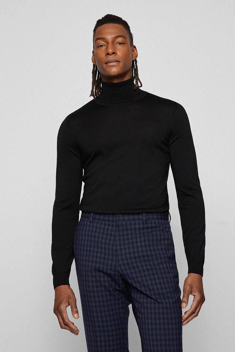 Boss Black Musso-P 10241489 01 Zwart-1 2