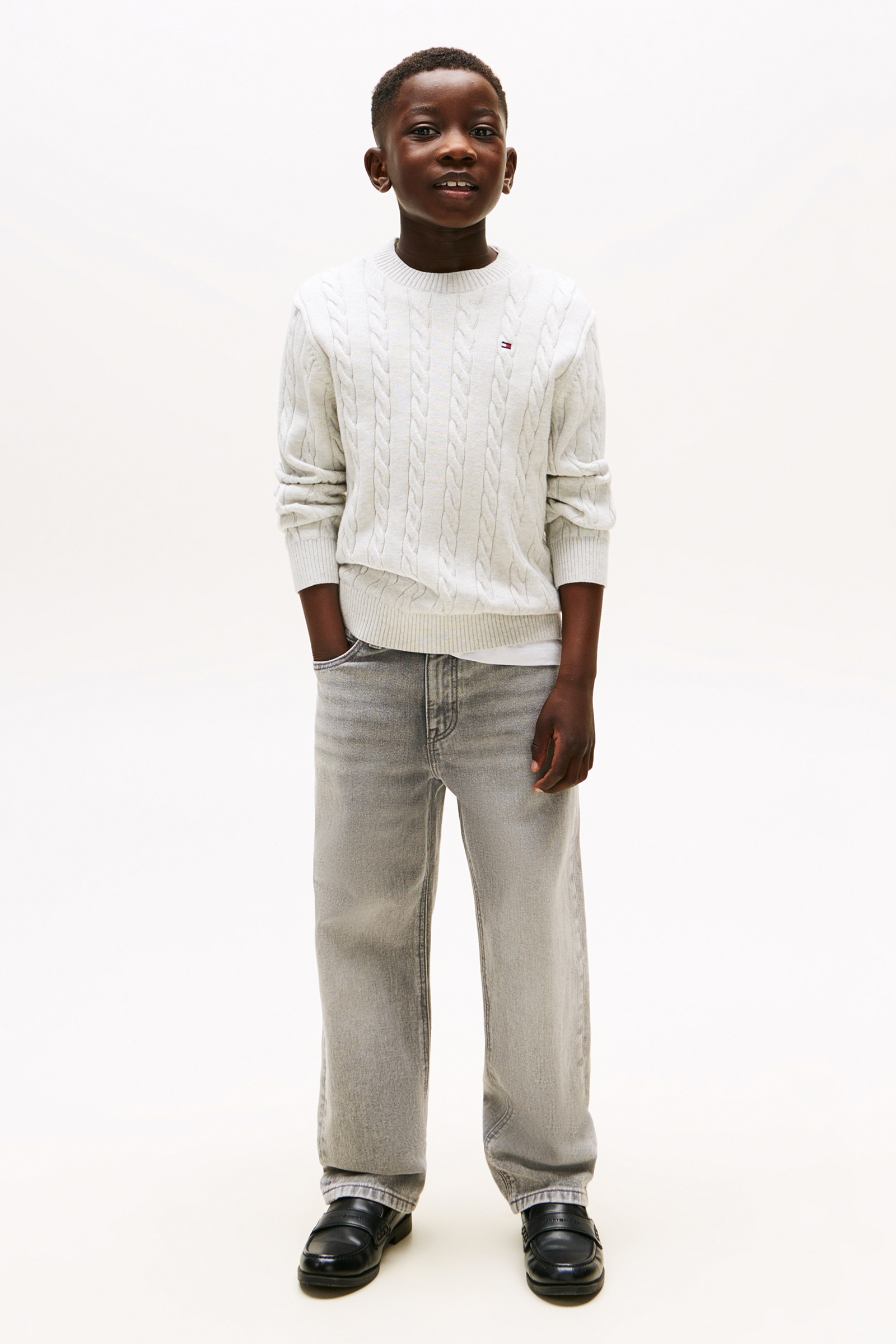 Jongens jeans grijs