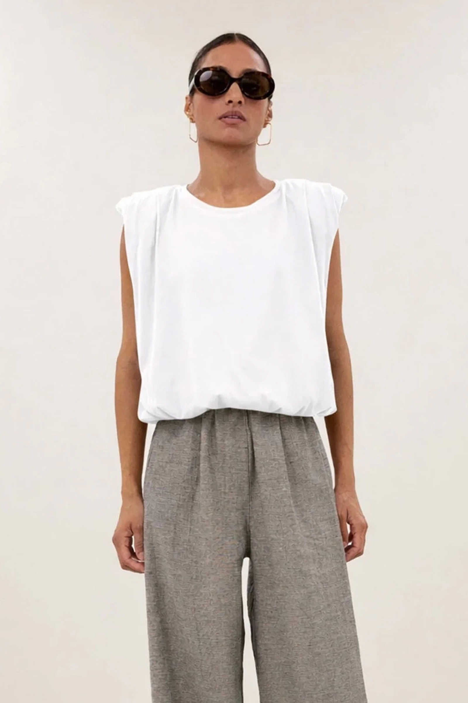 Dames t-shirt korte mouw wit