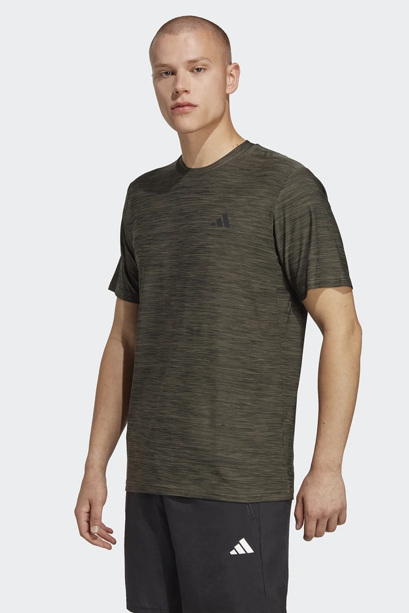 Adidas Voetbal heren t-shirt km Groen-1 2