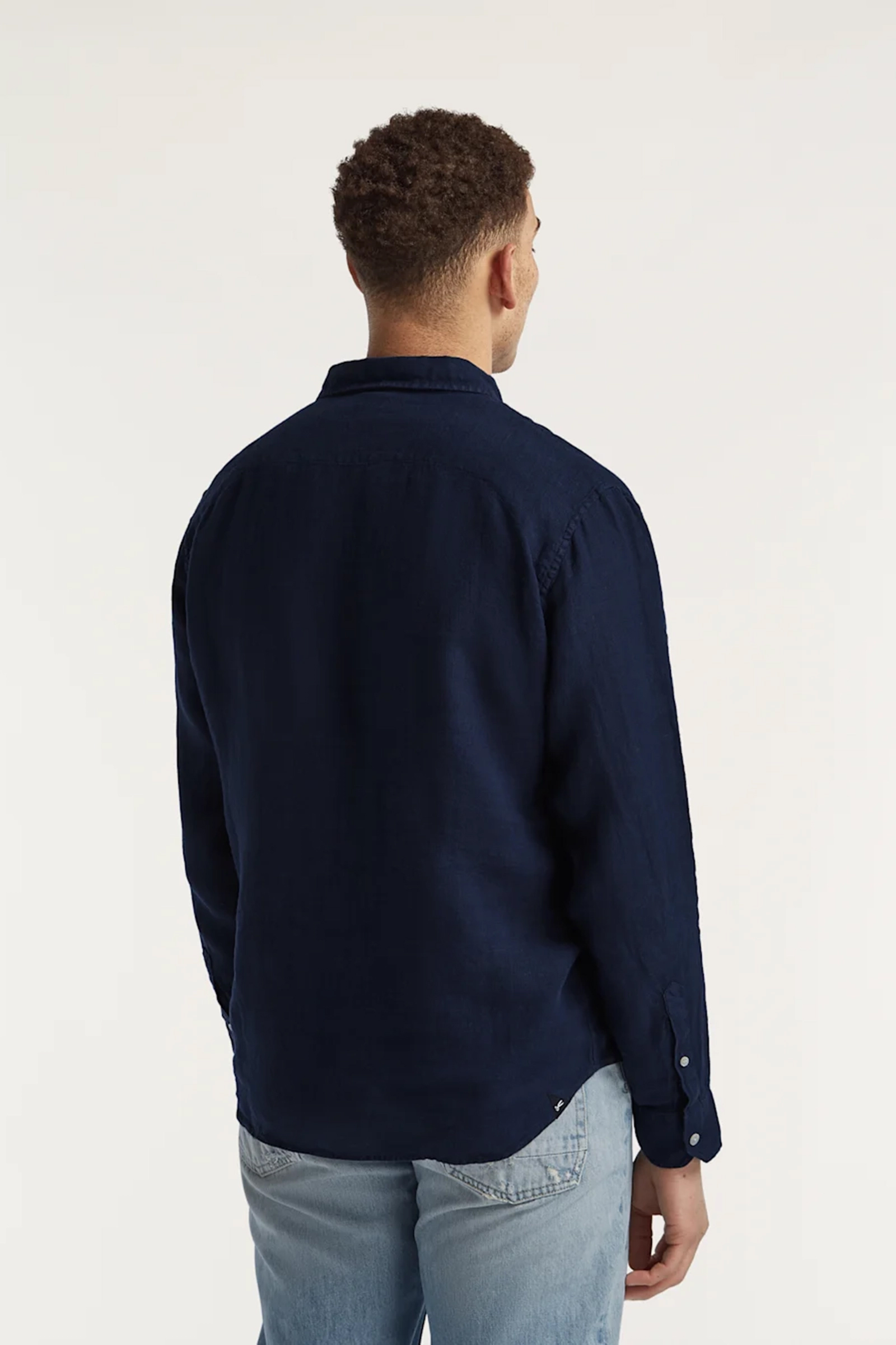 Denham RICH SHIRT L Blauw-1 3