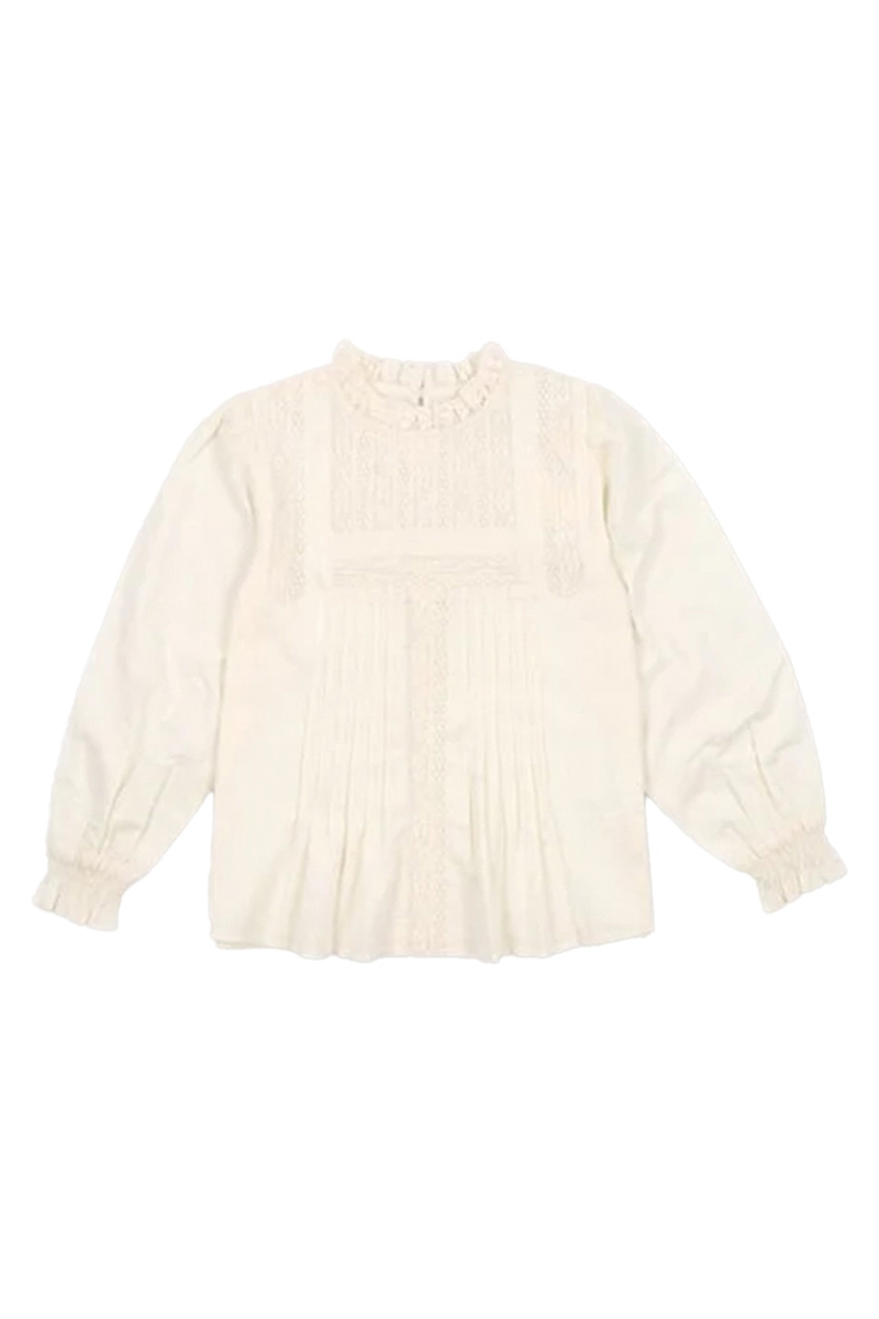 The New Society Venus blouse Ecru-1 1