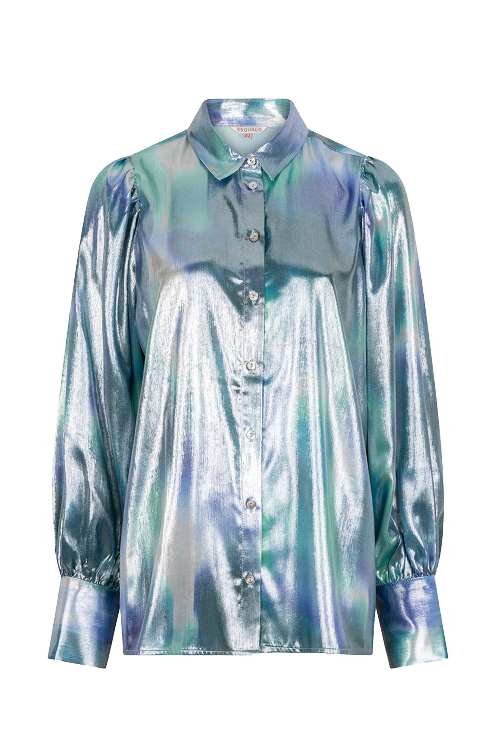 Dames blouse lange mouw groen