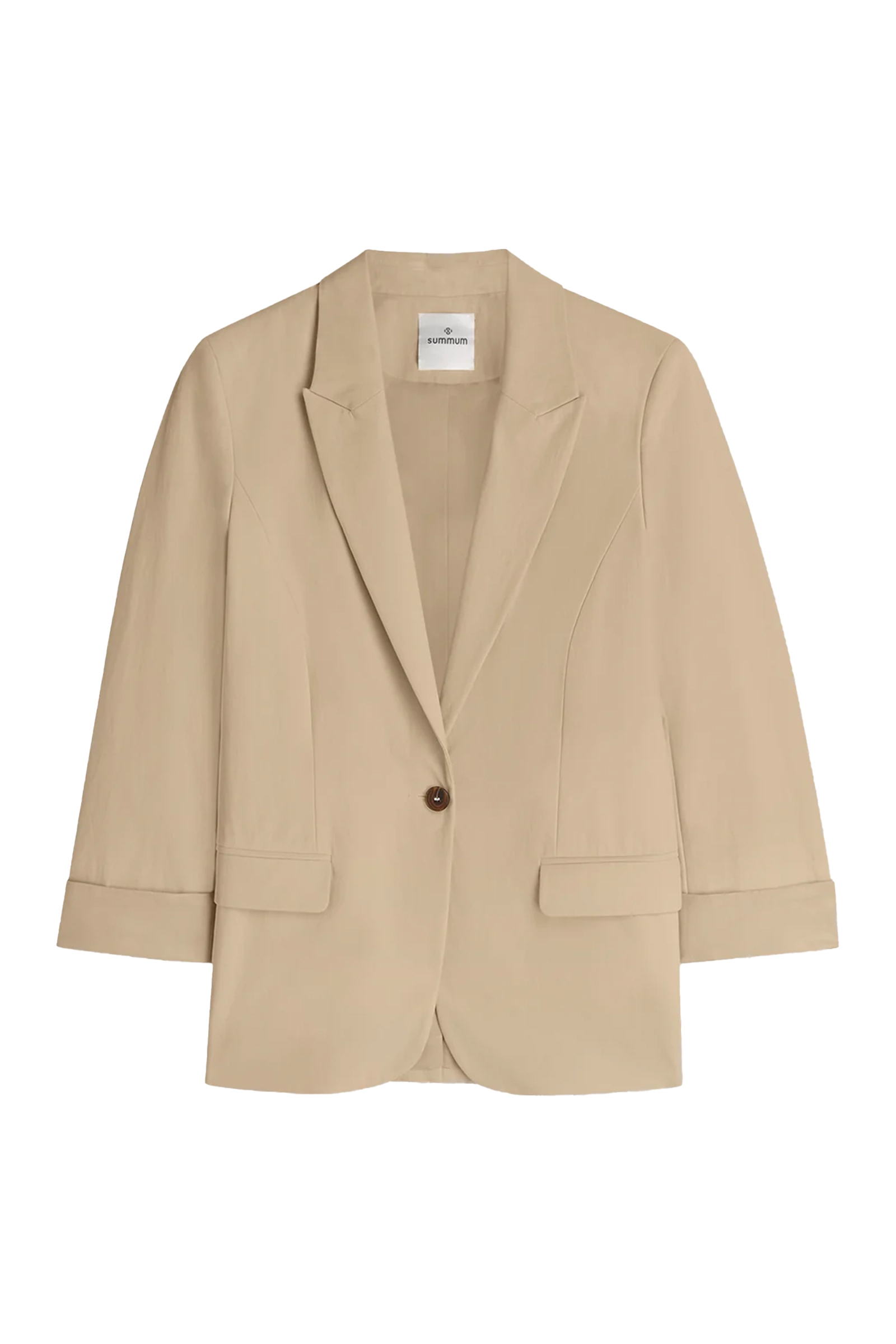 Dames blazer bruin