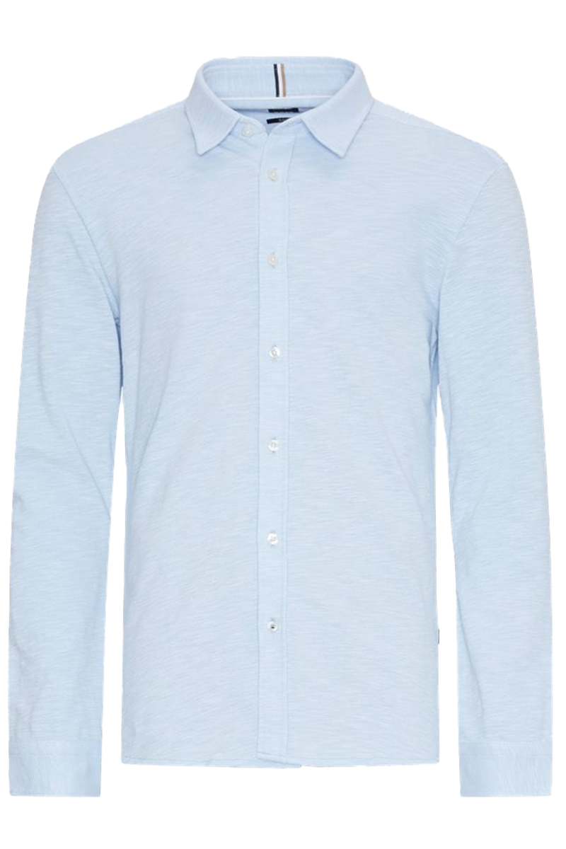 Heren overhemd lm casual blauw