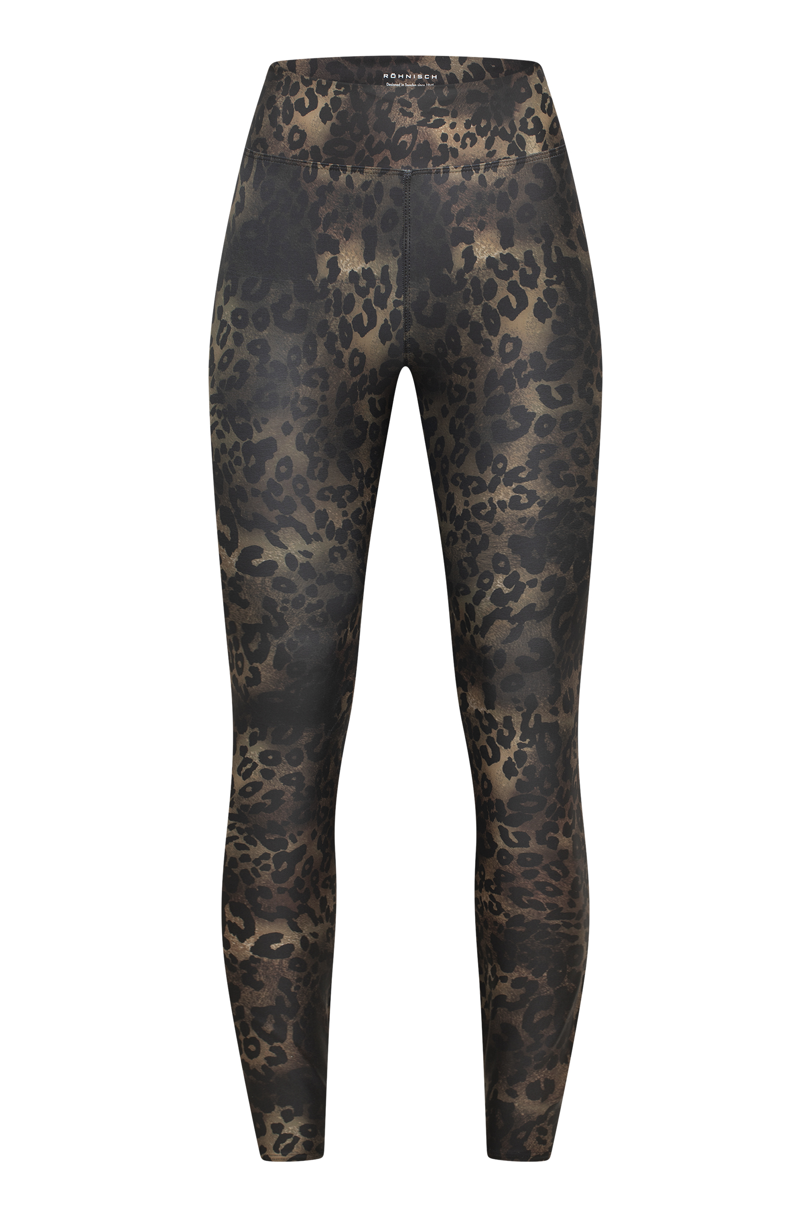 Fitness dames tight lang bruin