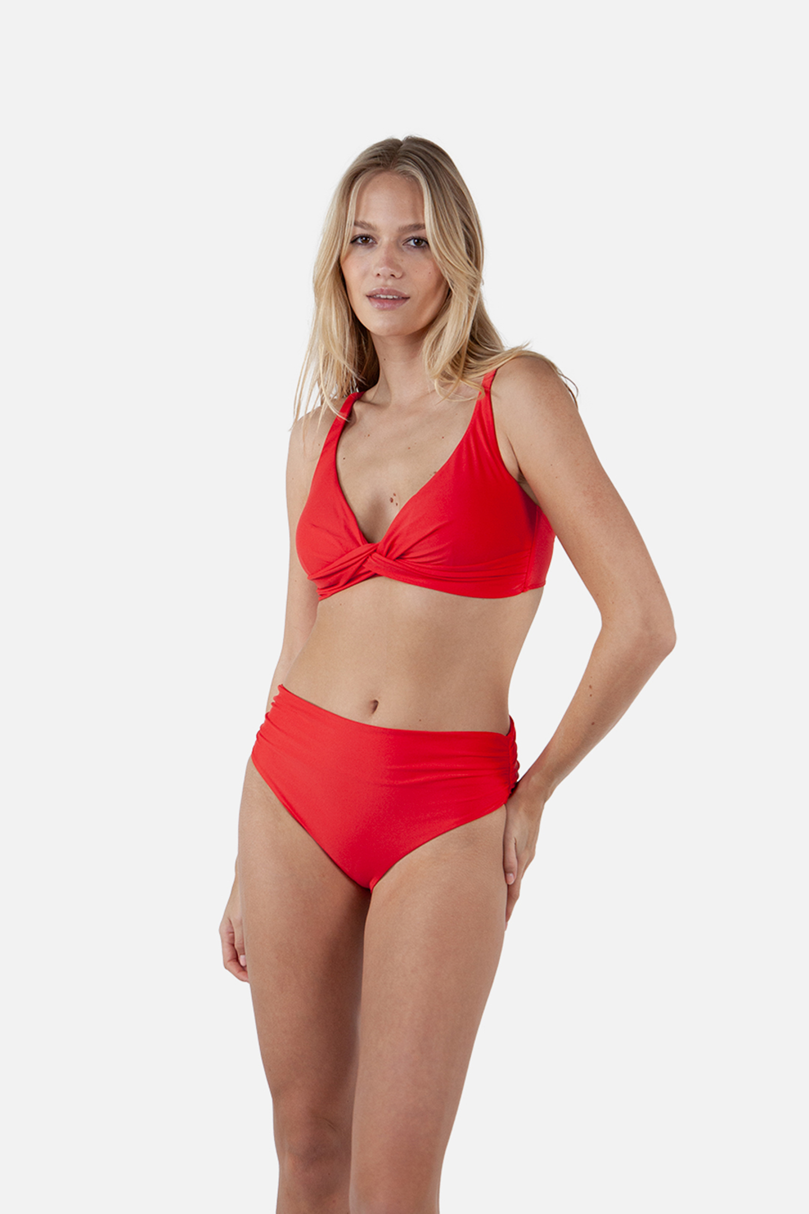 Bad/beach dames bikini top rood