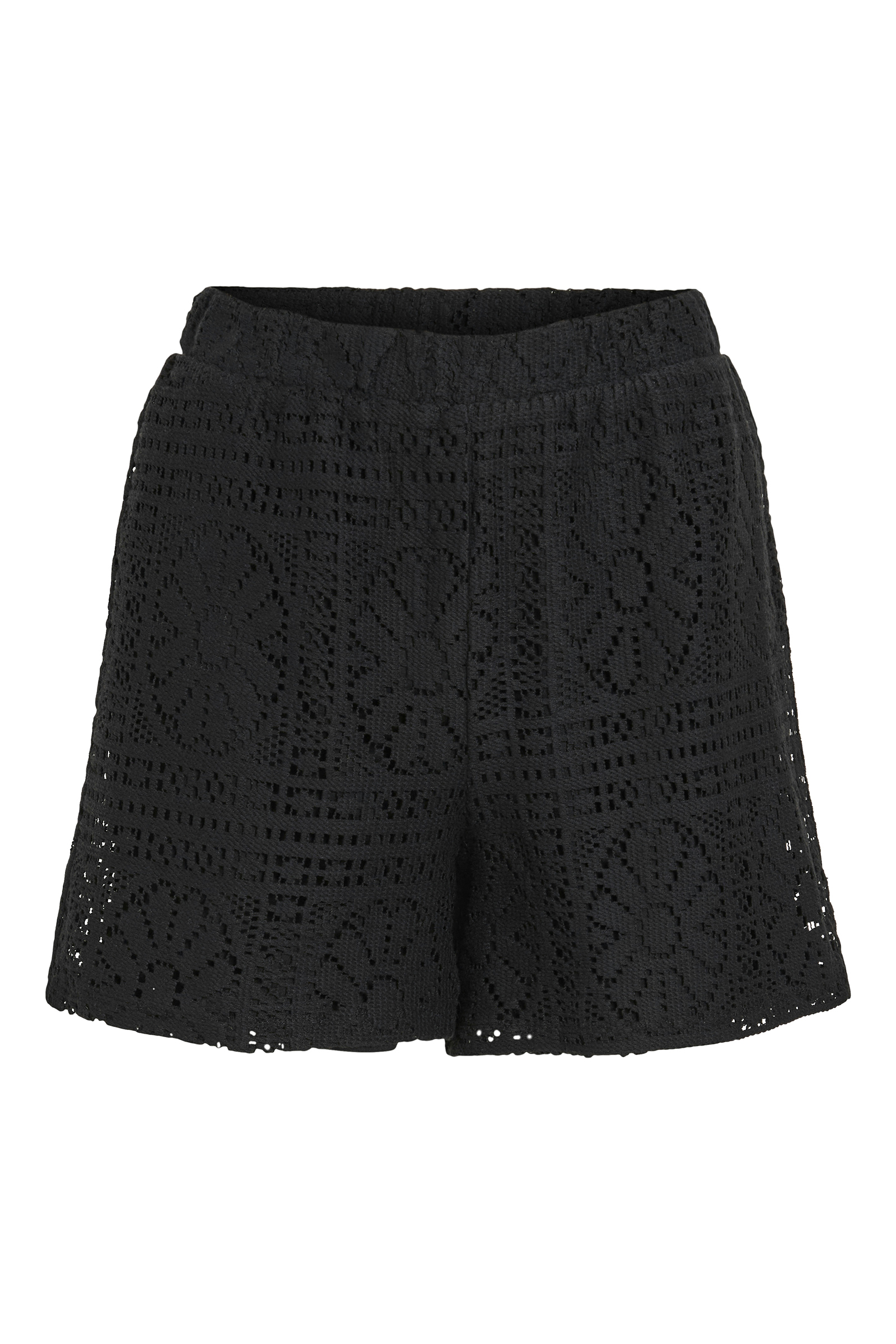 Vila VIMERINDA CROCHET HW SHORTS 295042-Black Beauty 4