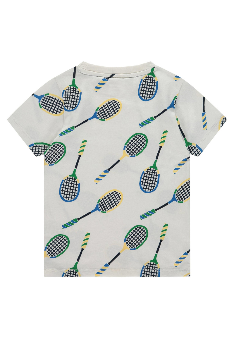 Jongens t-shirt korte mouw ecru