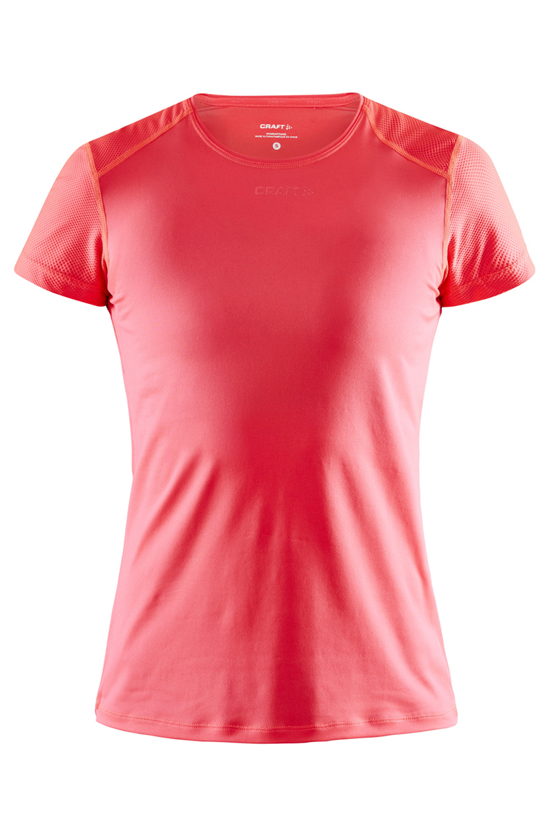 Craft ADV ESSENSE SS SLIM TEE W Rose-1 1