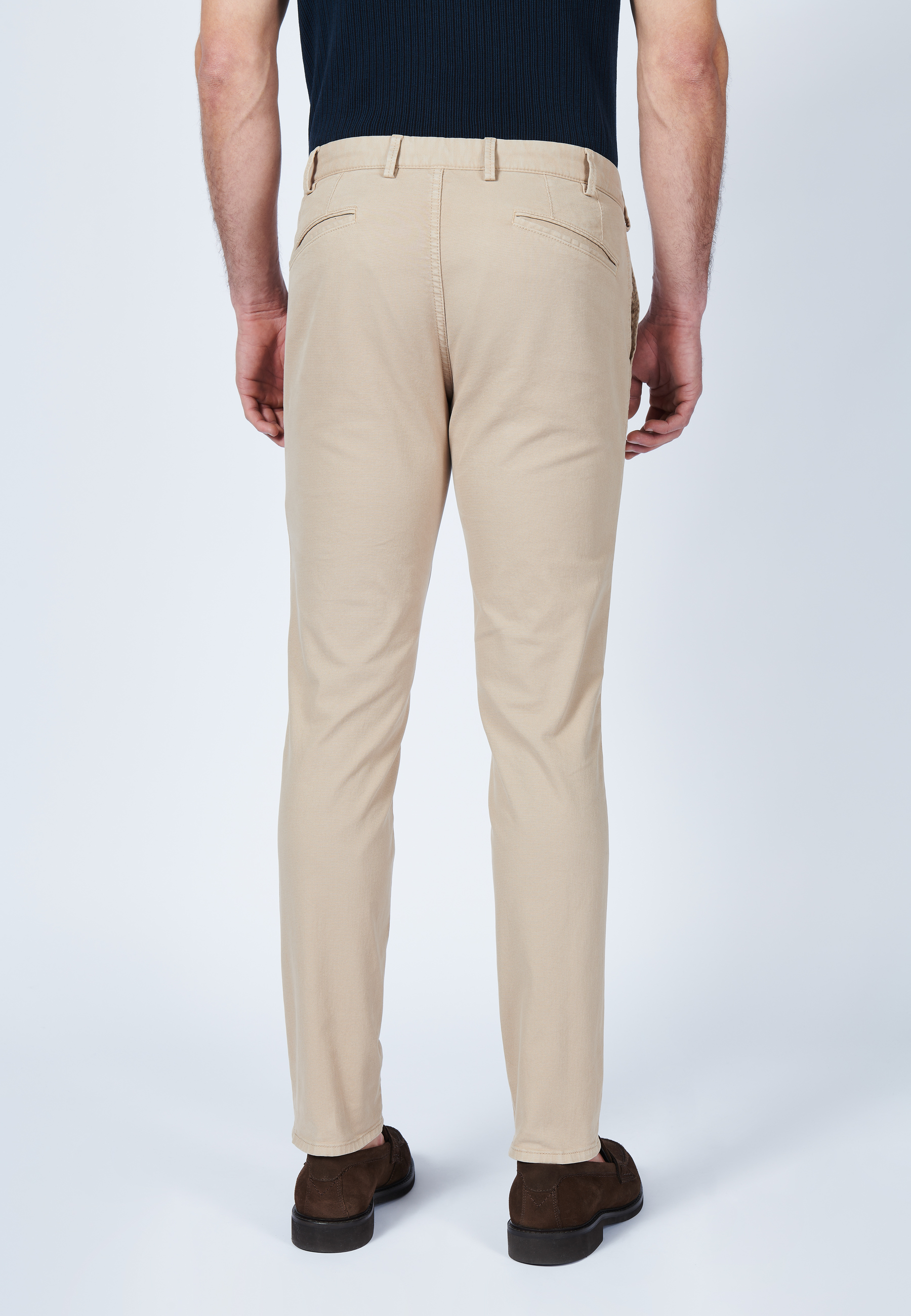 Hiltl H-Hose Baumwolle lang bruin/beige-1 2