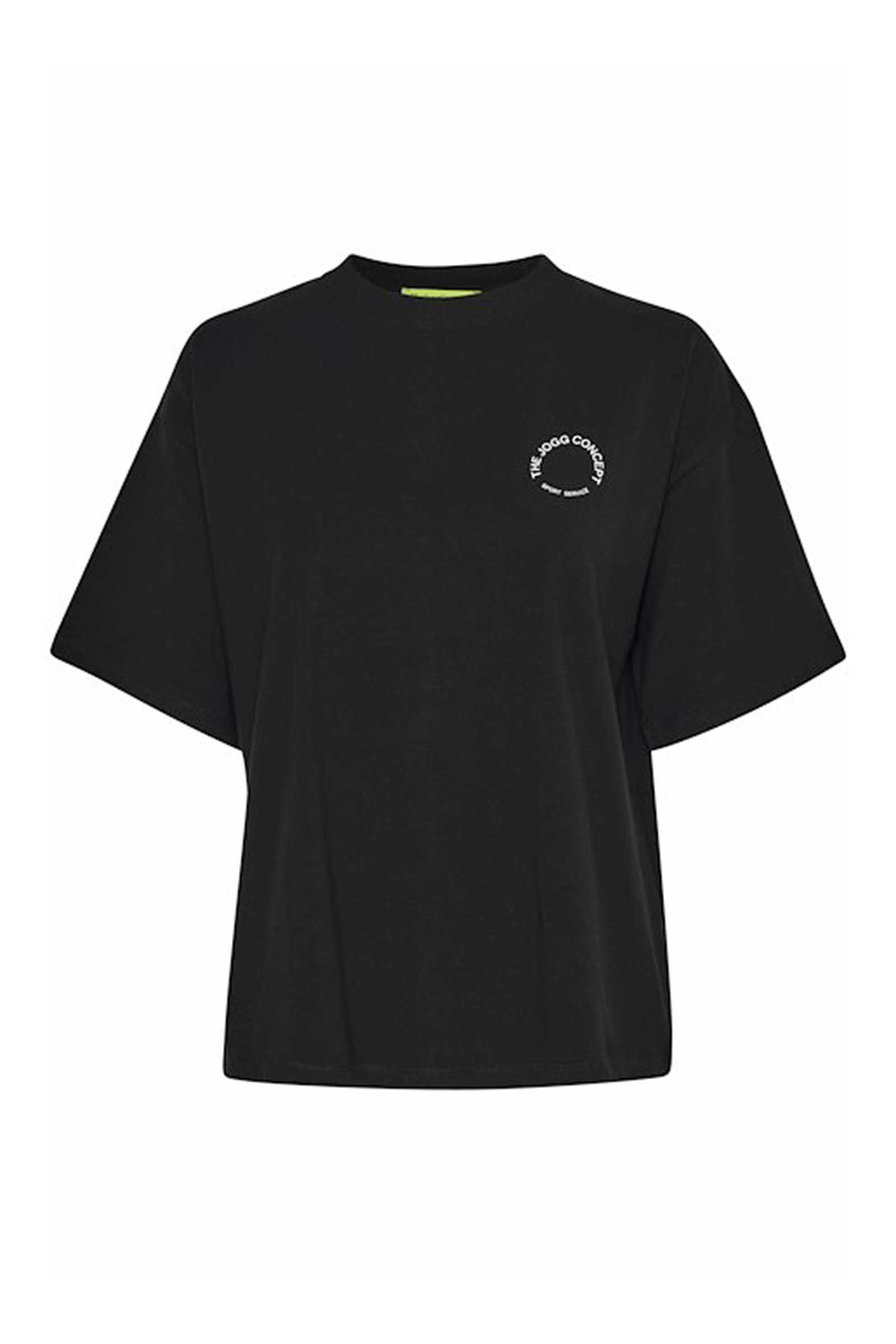 Casual dames t-shirt km zwart