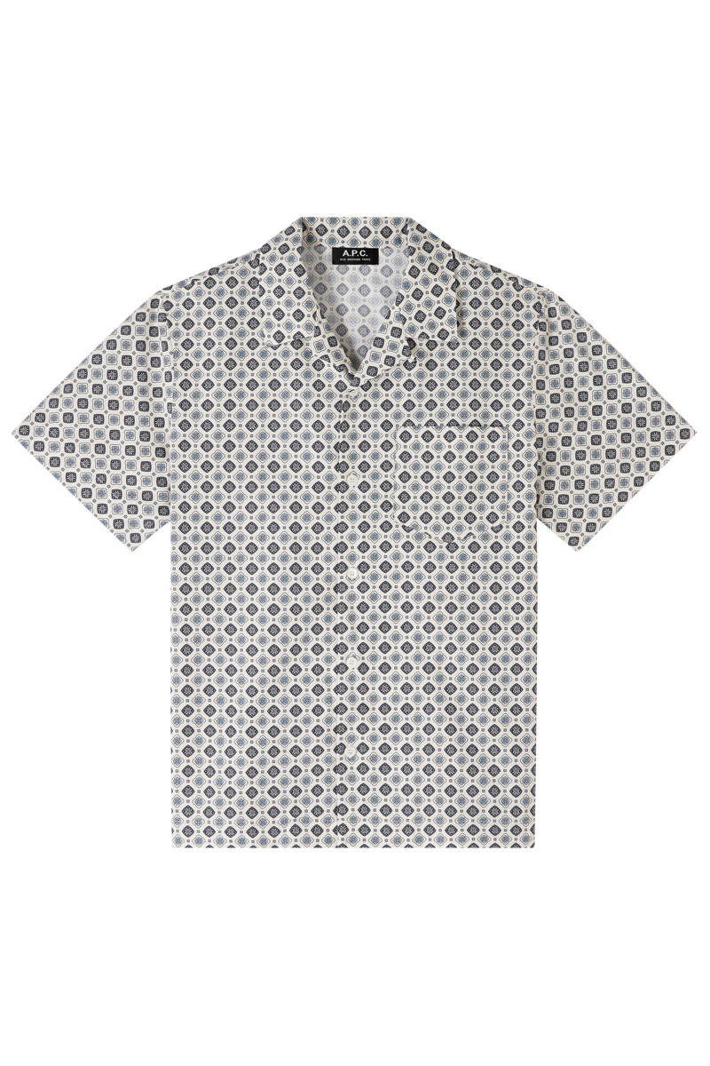 Heren overhemd km casual ecru